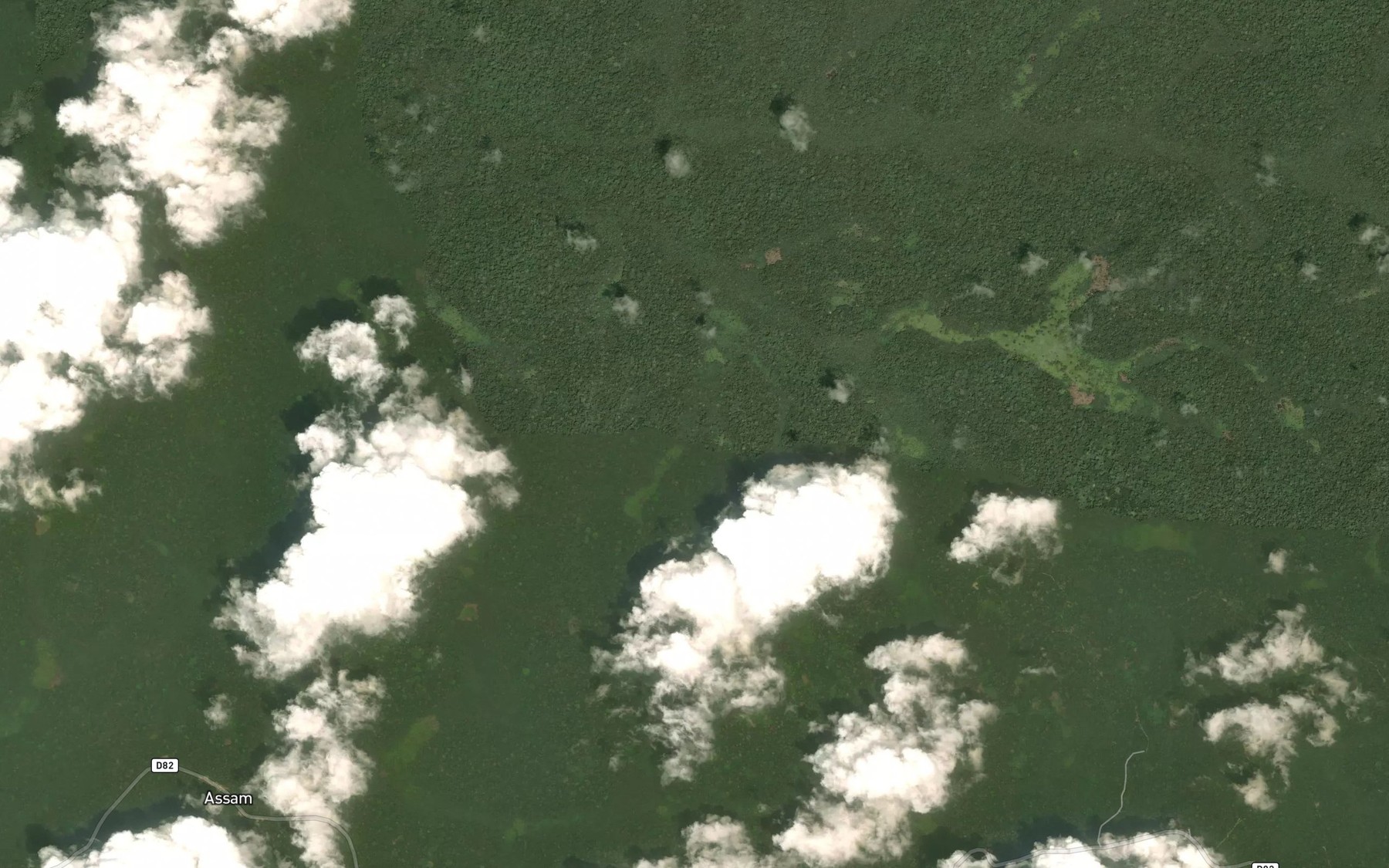 Satellite map of the Belo