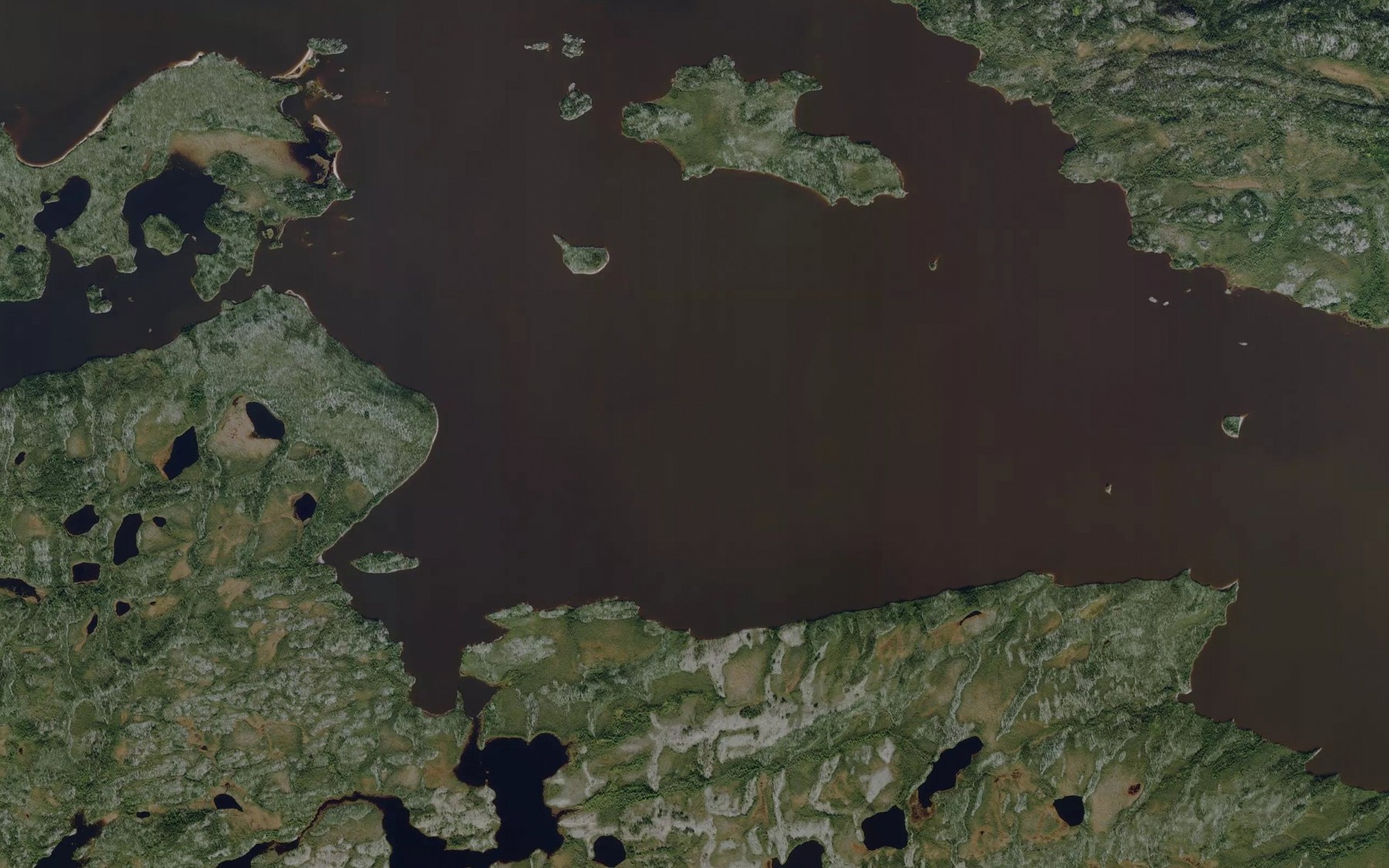 Satellite map of the Baie Kawasayakamach