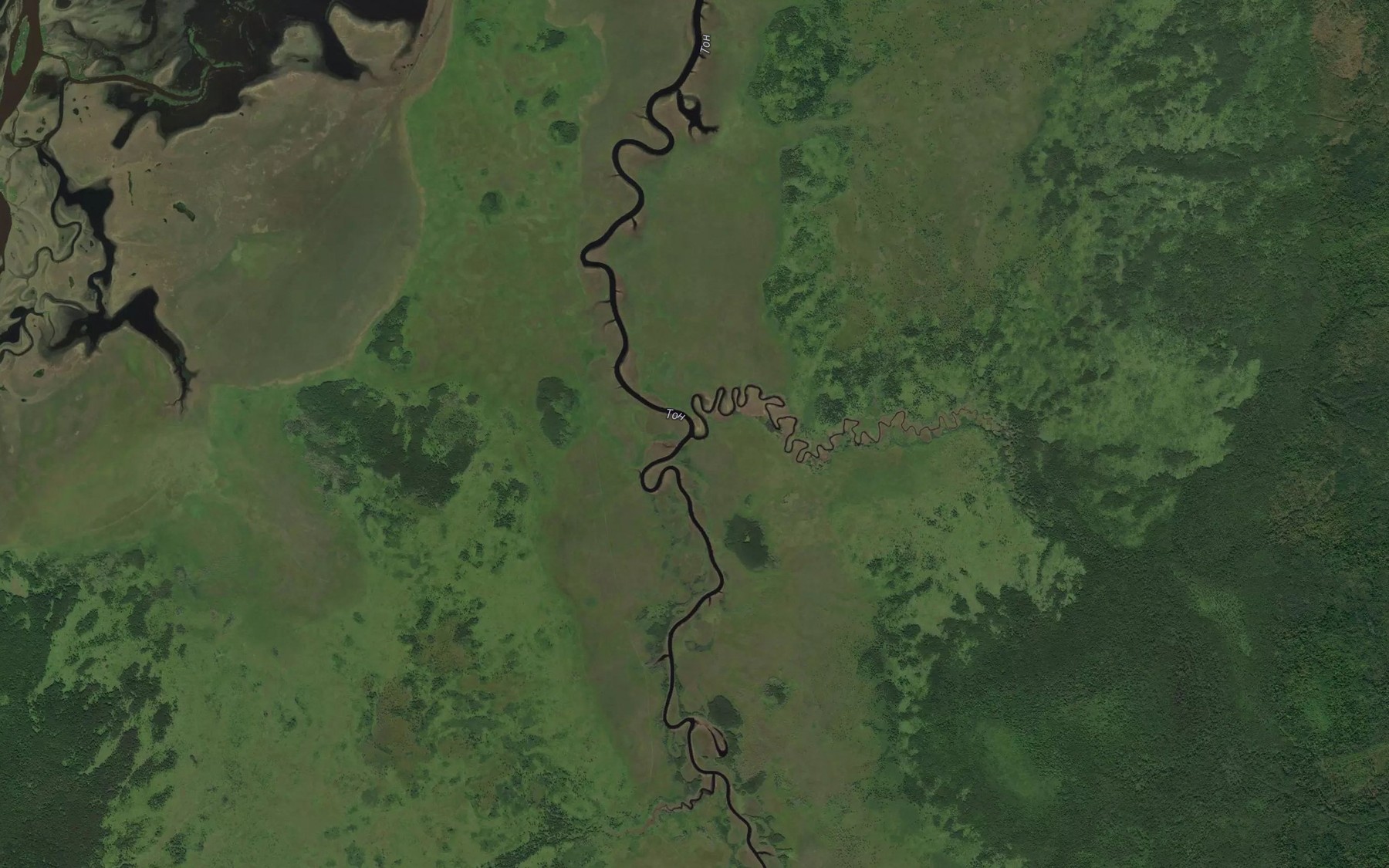 Satellite map of the Simonakho