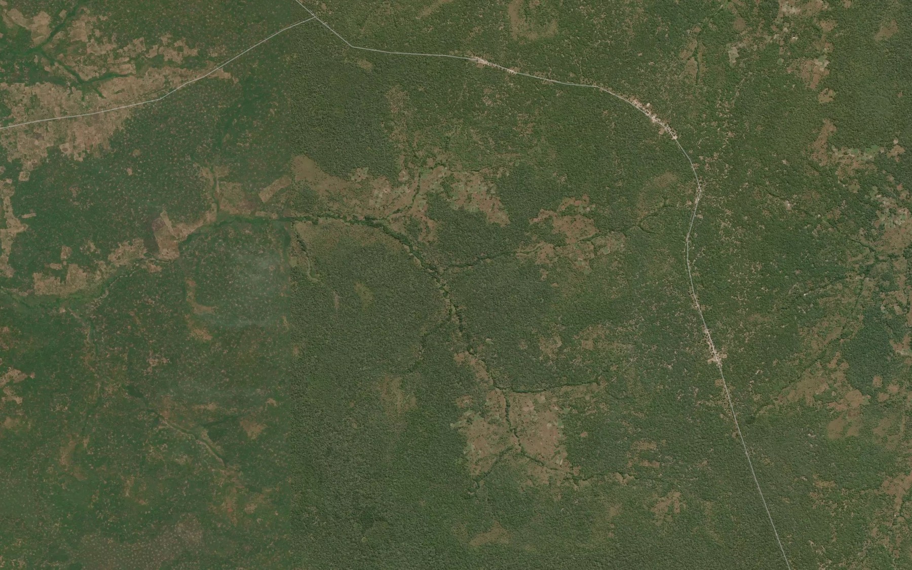 Satellite map of the Kaibunga