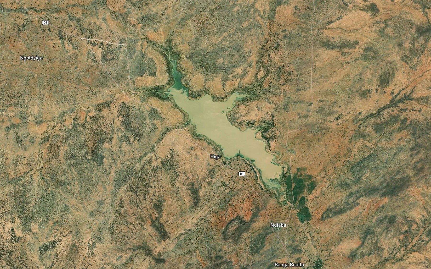 Satellite map of the Higa