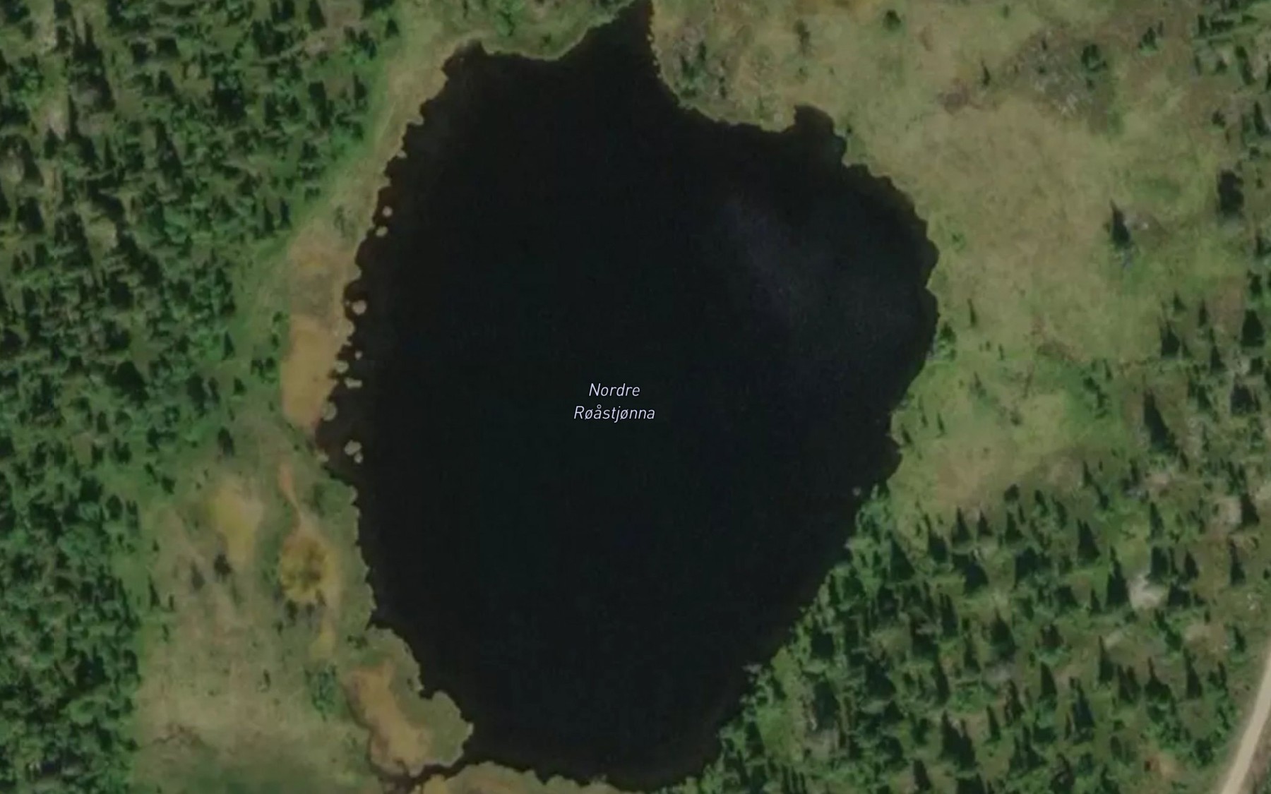Satellite map of the Roastjorna,nordre
