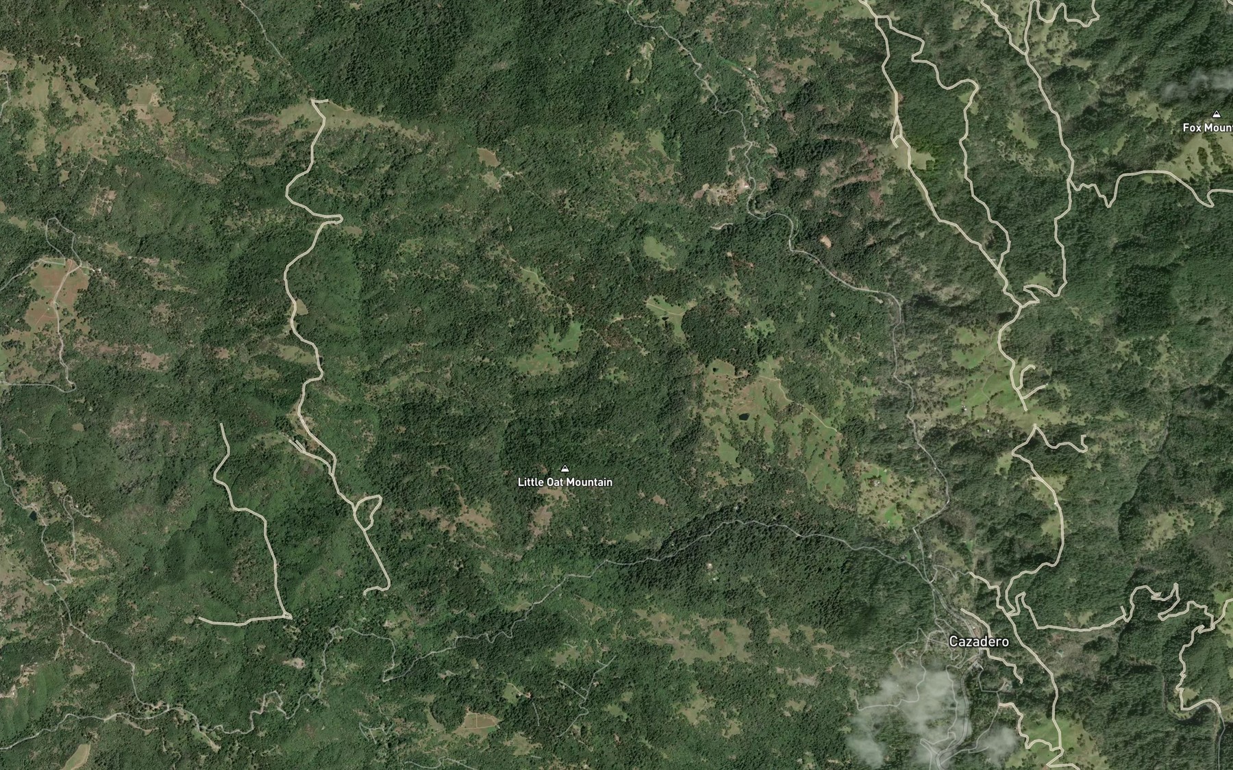 Satellite map of the Government Spring