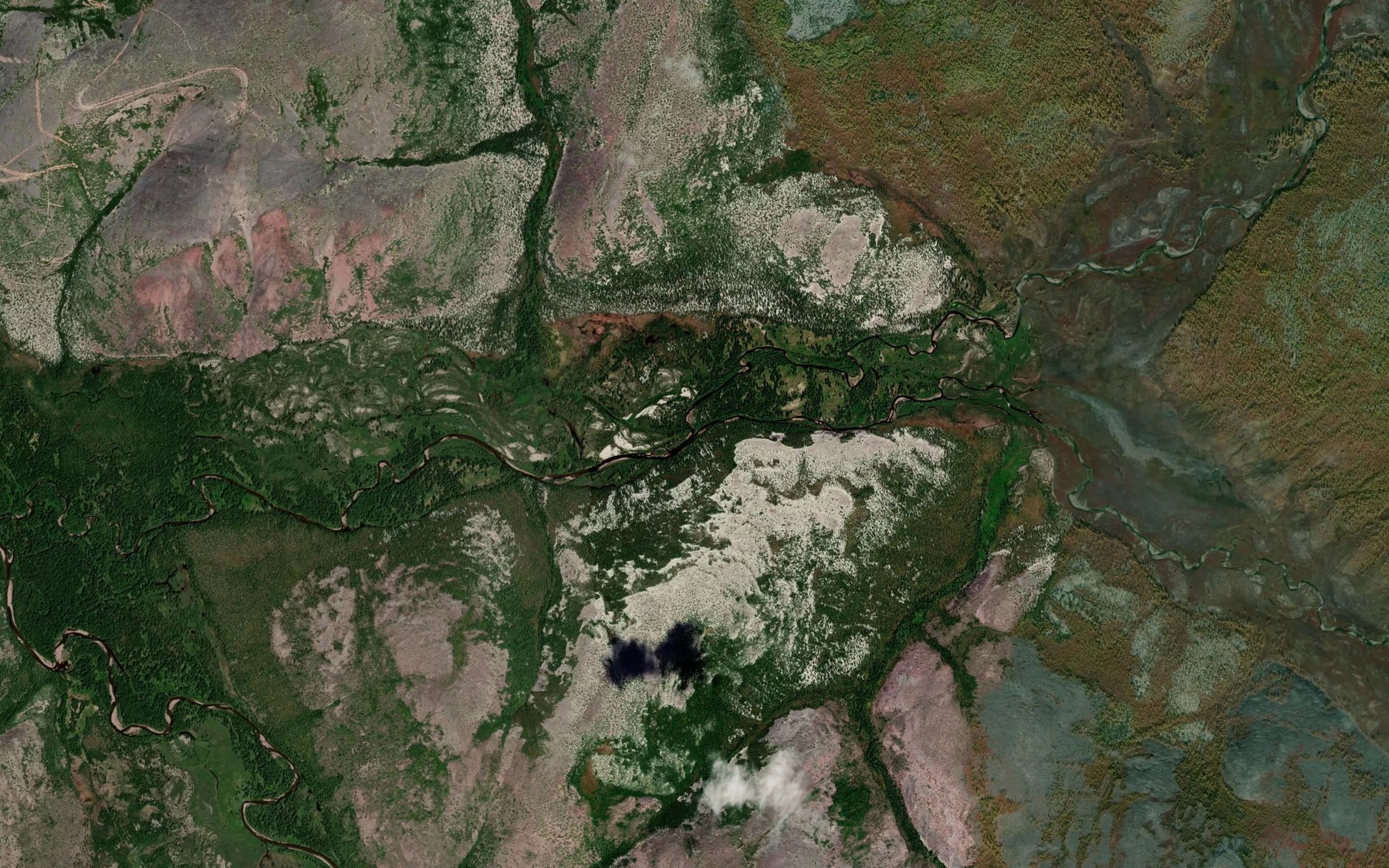 Satellite map of the Mokhovoy
