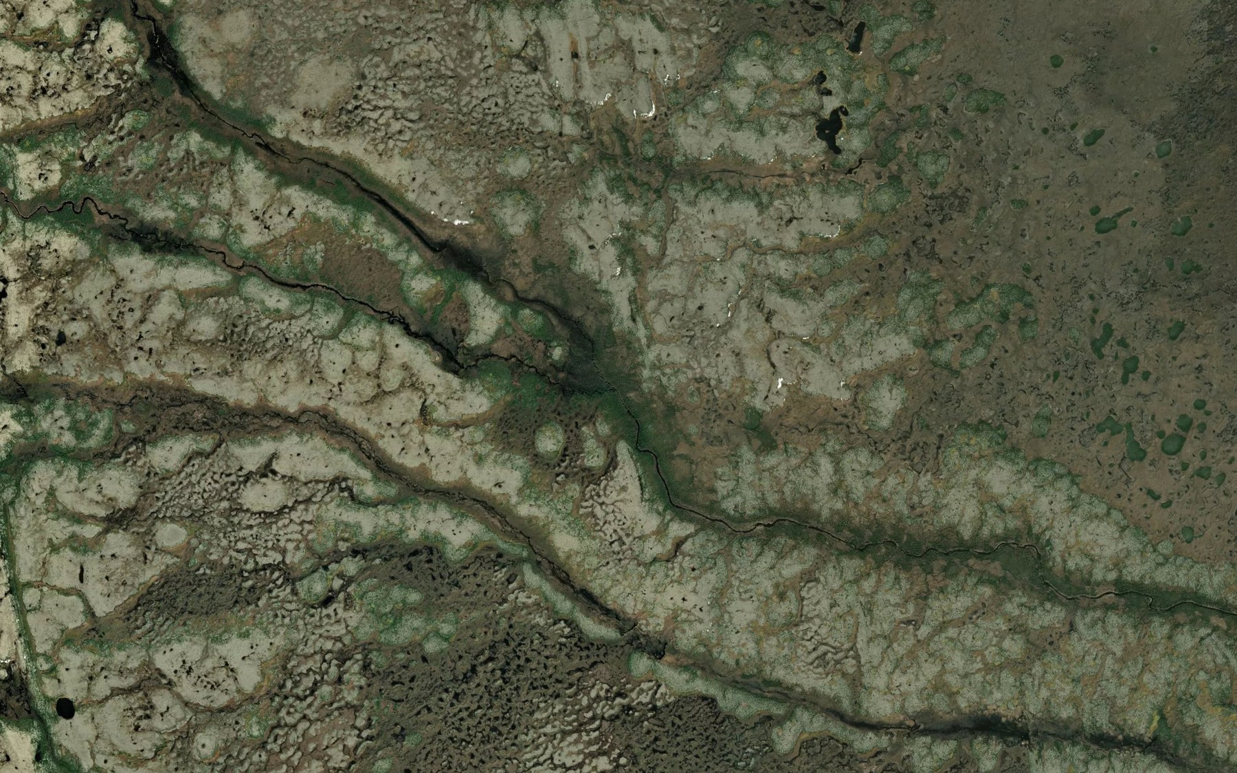 Satellite map of the Sowunoochewaywun Creek