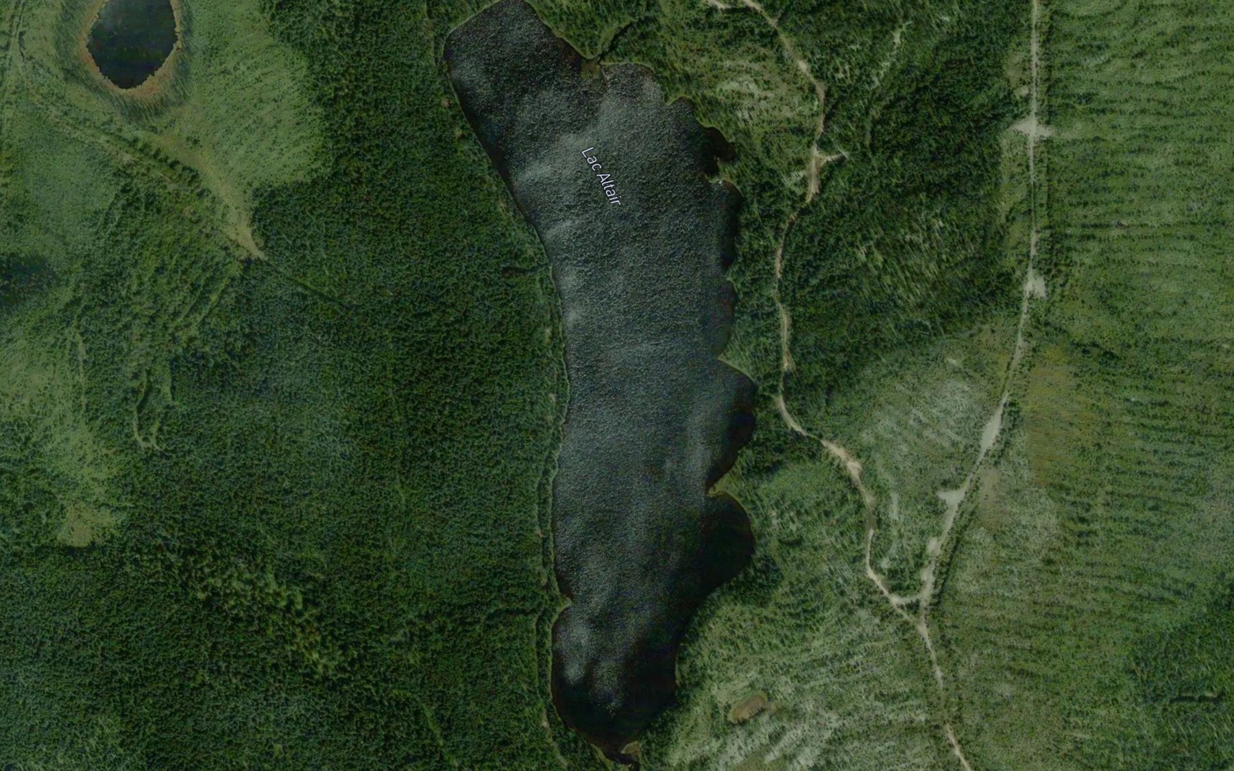 Satellite map of the Lac Altair