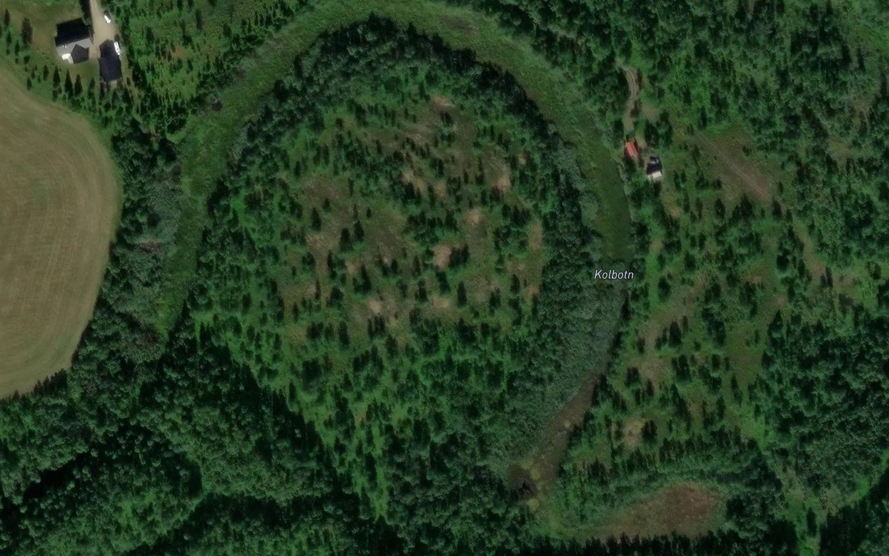 Satellite map of the Kolbotn