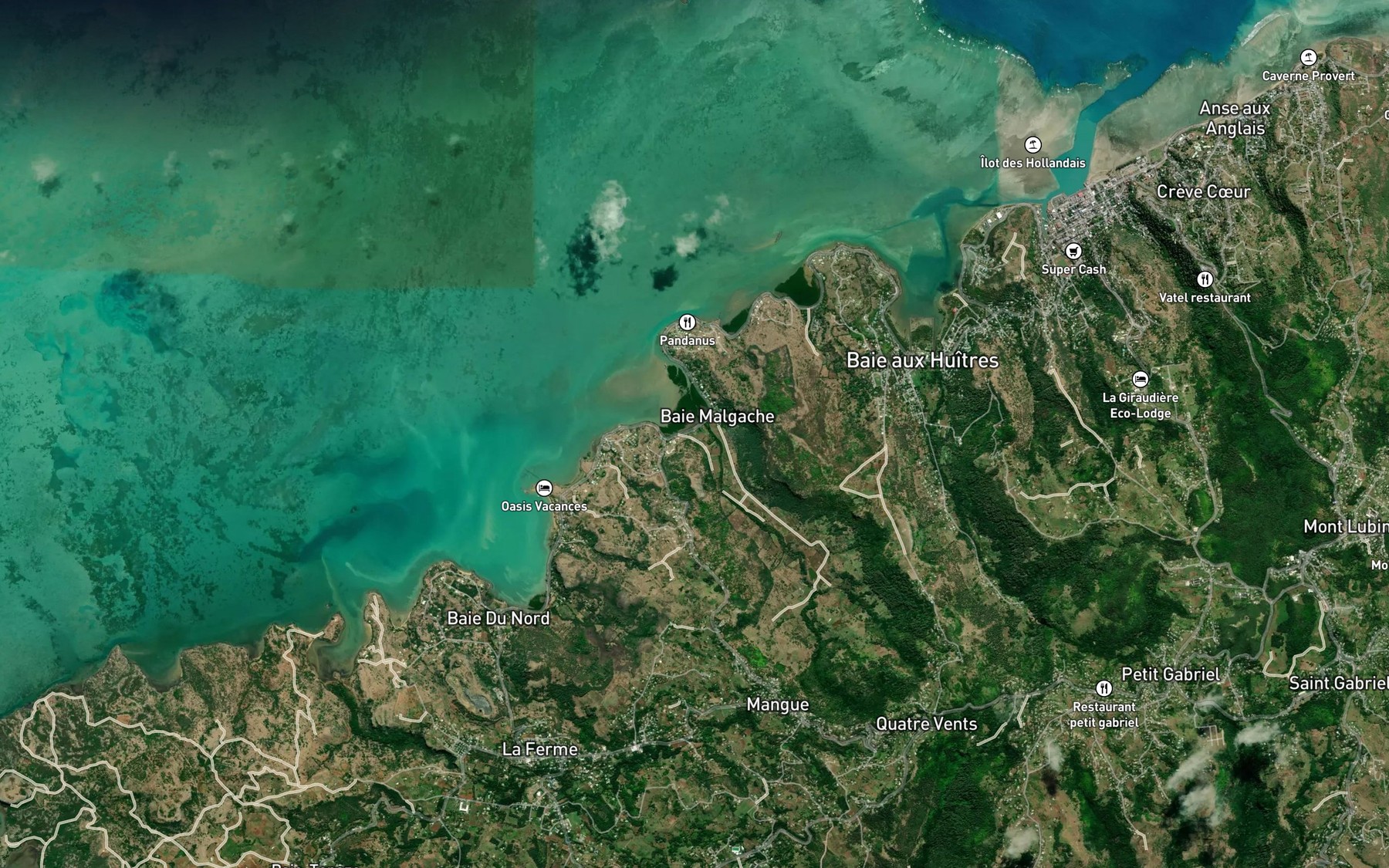 Satellite map of the Malgache