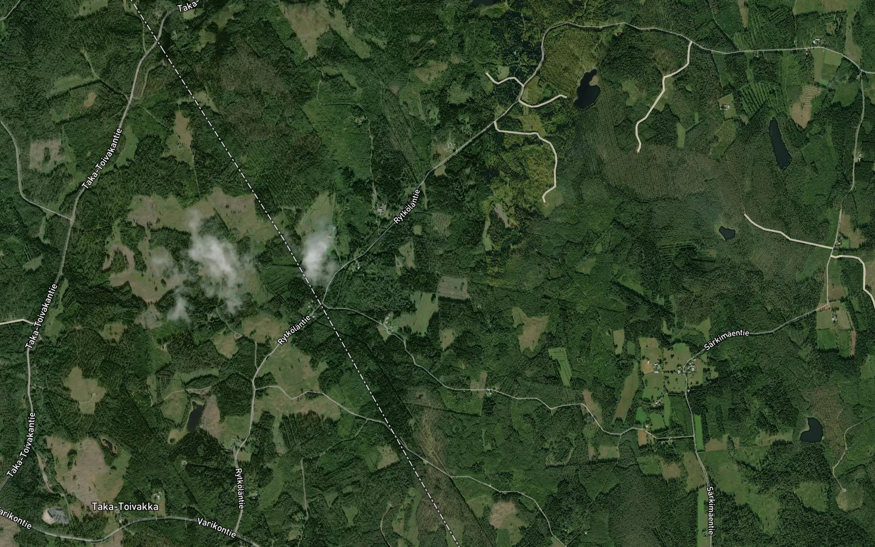 Satellite map of the Vehnalammit