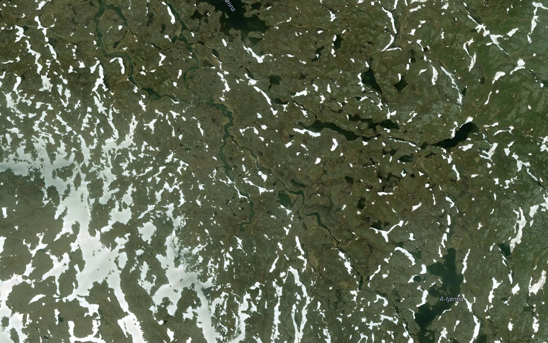 Satellite map of the Stuorraoalggejohka