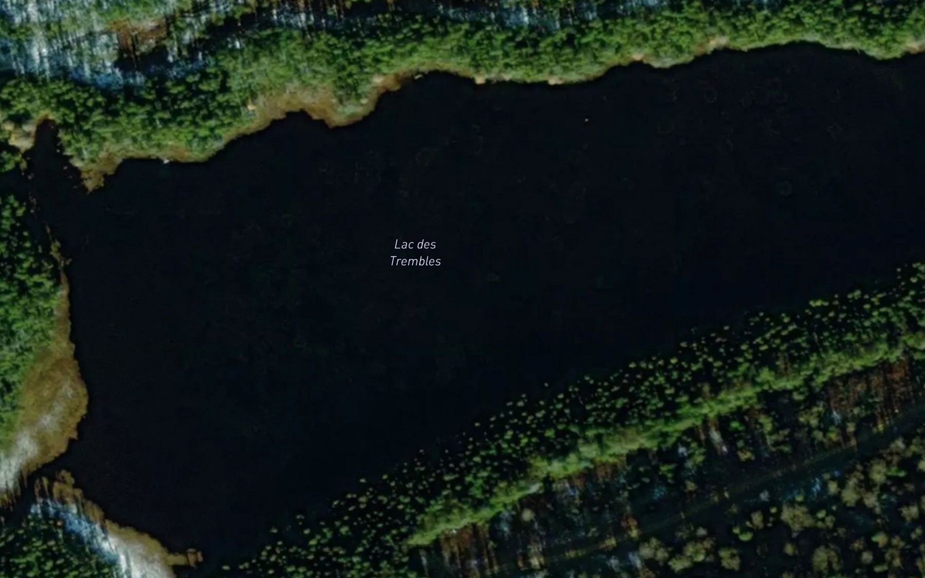 Satellite map of the Lac des Trembles