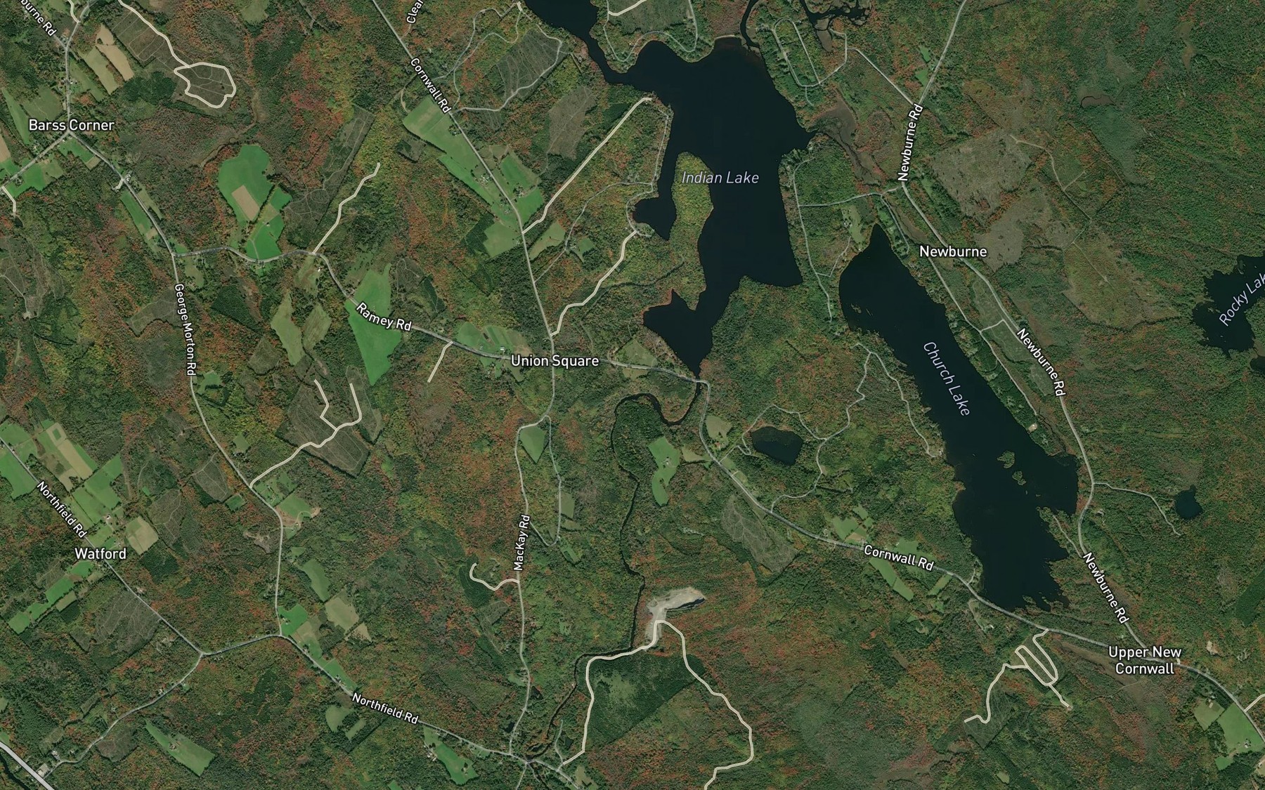 Satellite map of the Slippery Ledge Pool