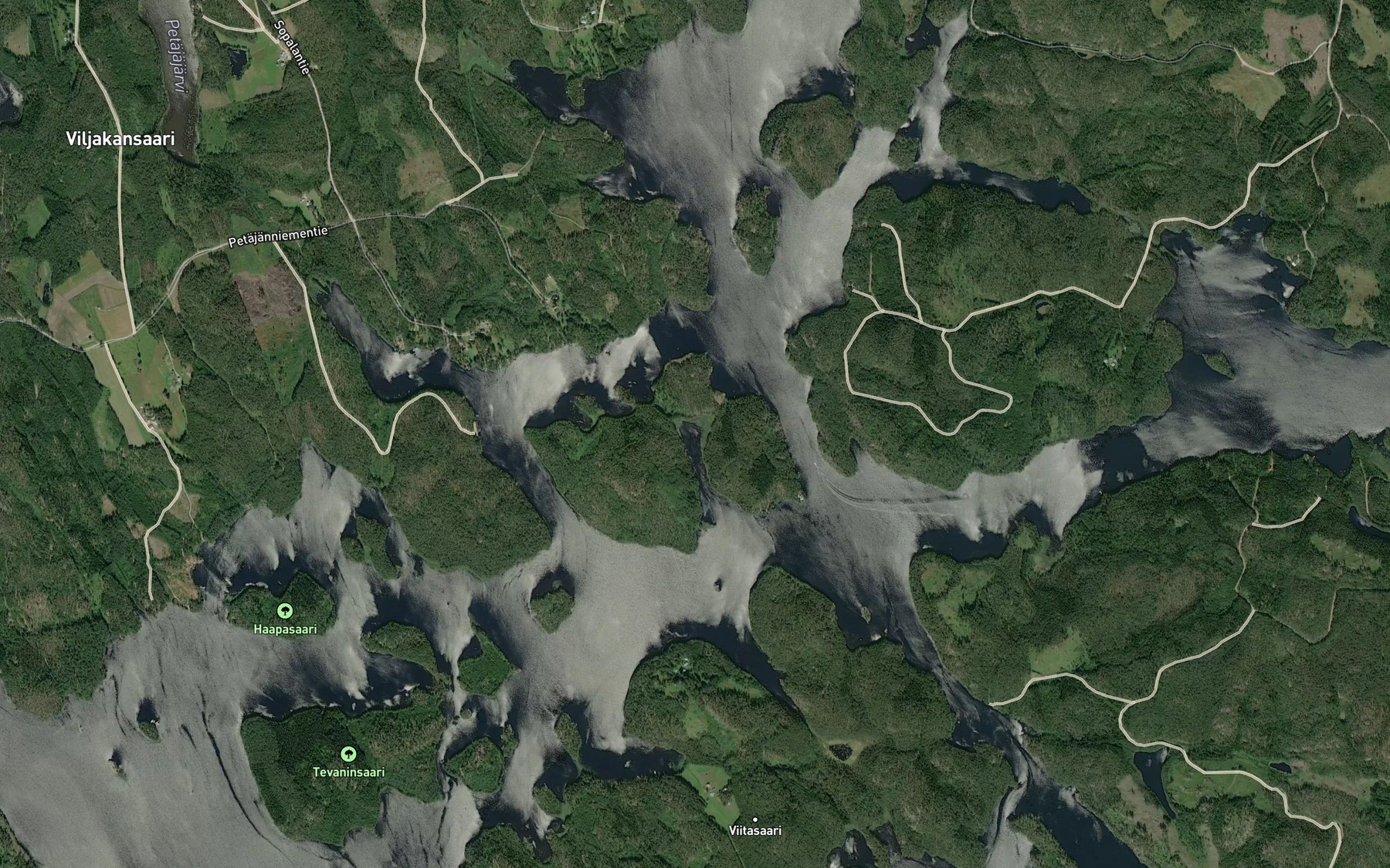 Satellite map of the Niveranlahti