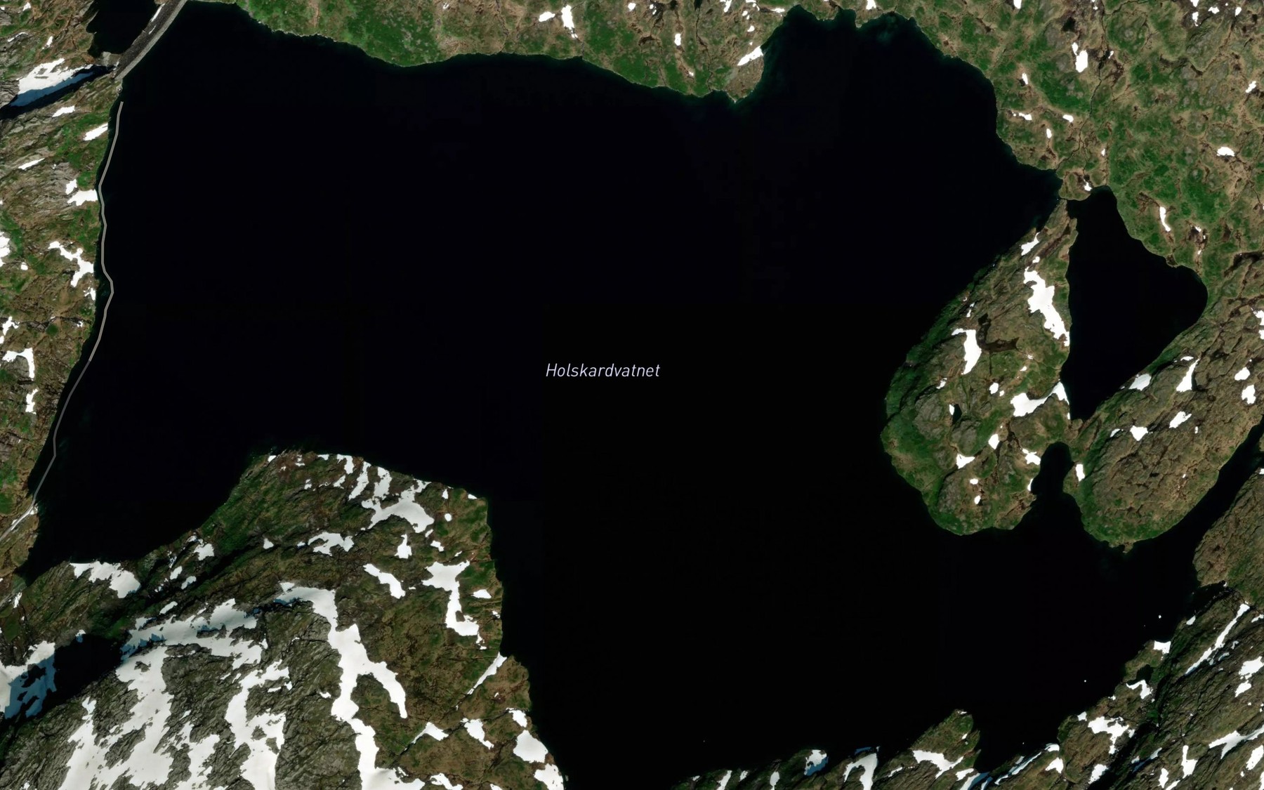 Satellite map of the Holskardvatnet