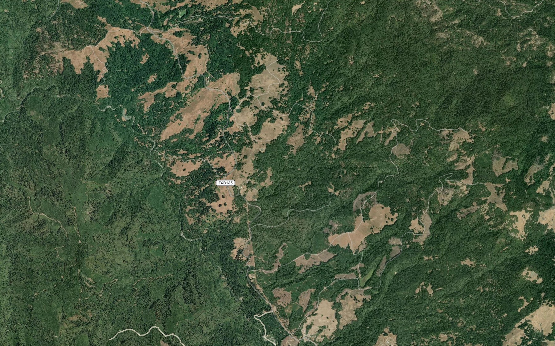 Satellite map of the Middle Branch Mill Creek