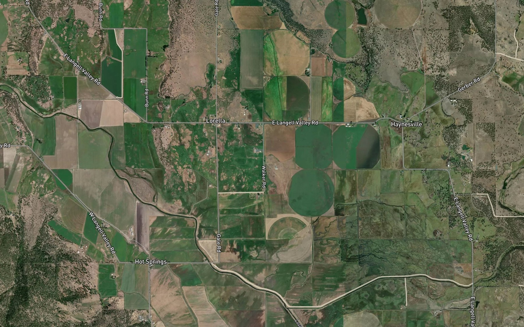 Satellite map of the Lorella Lateral