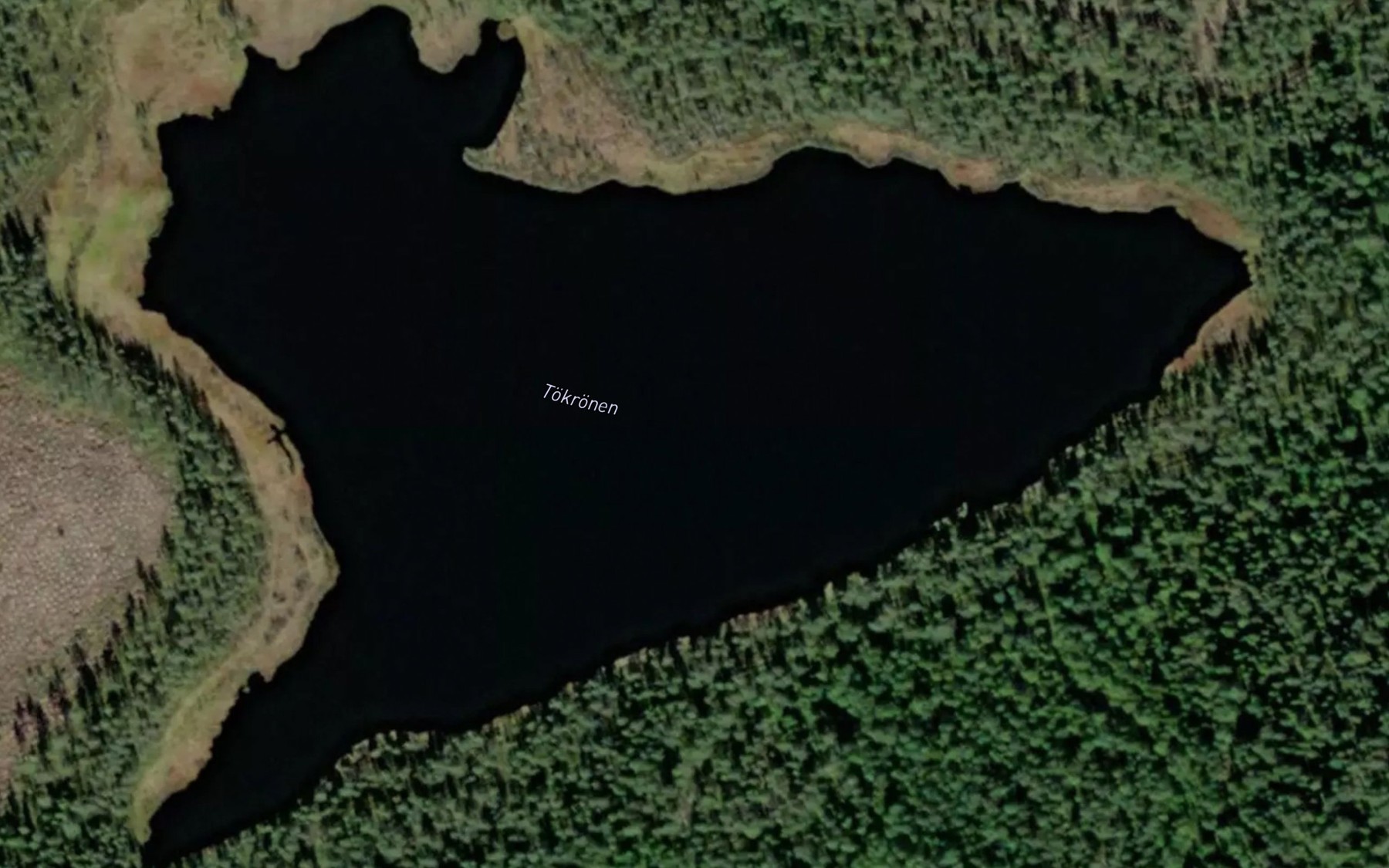 Satellite map of the Tokronen