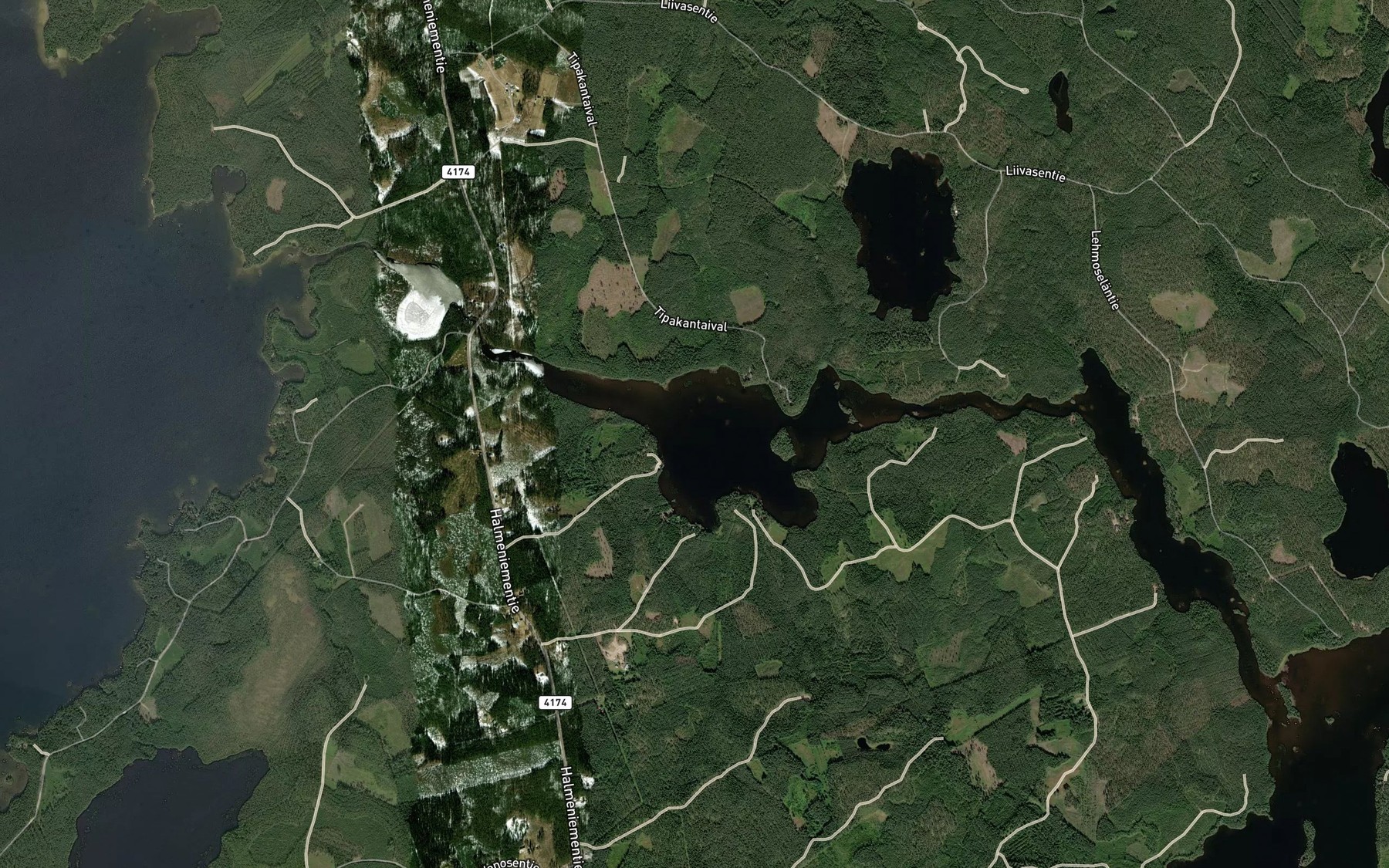 Satellite map of the Viljajarvi