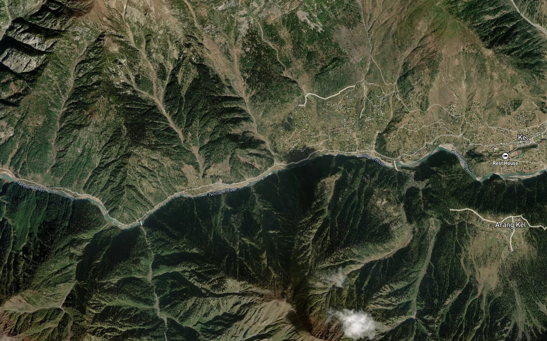 Satellite map of the Battedhari Nar