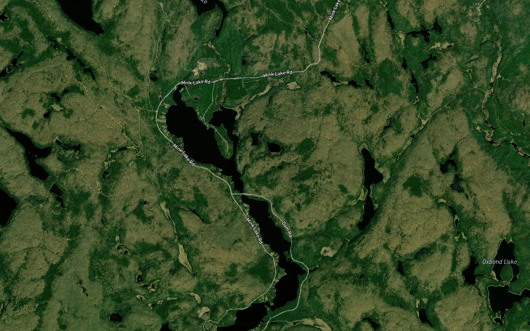 Satellite map of the First Narrows