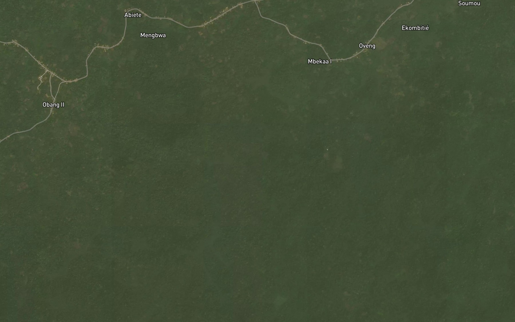 Satellite map of the Nkobo