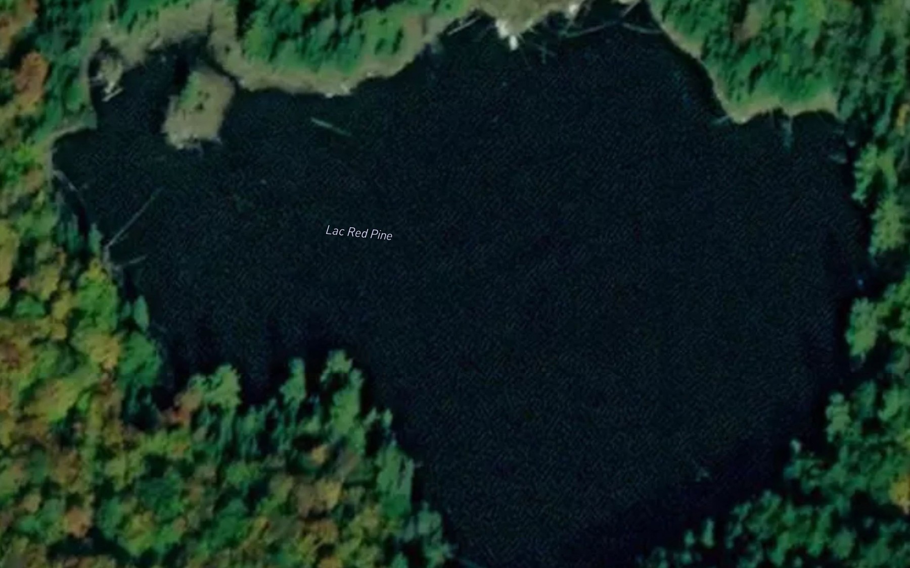 Satellite map of the Lac Red Pine