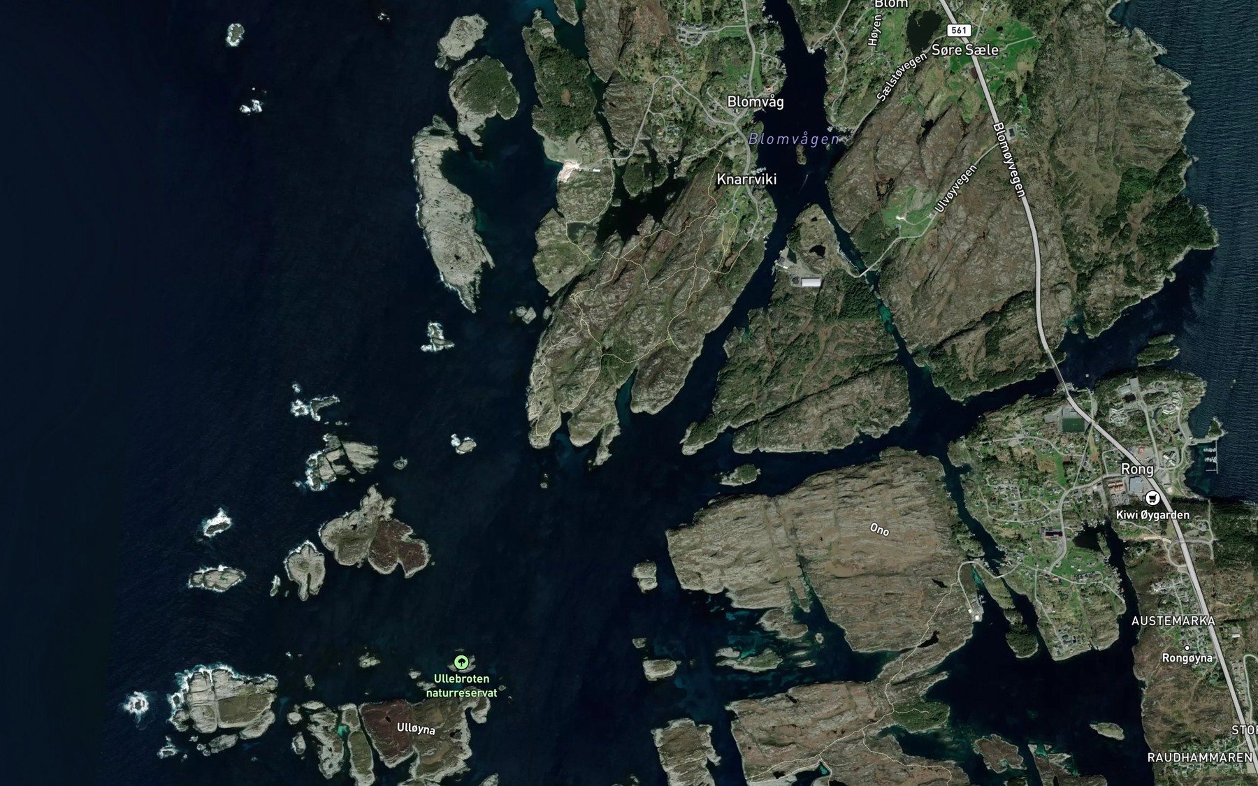 Satellite map of the Juviki