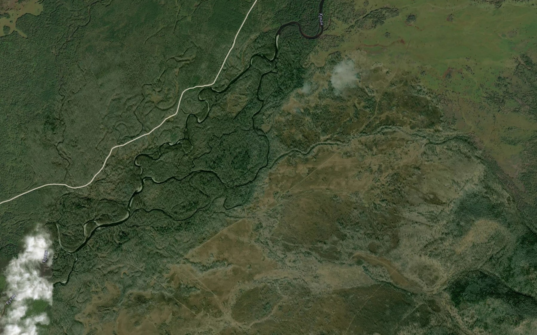 Satellite map of the Popov