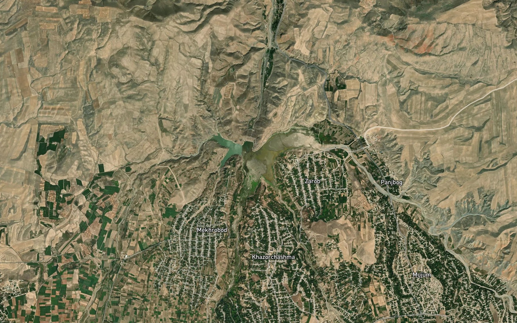 Satellite map of the Obanbori Dahanasoy