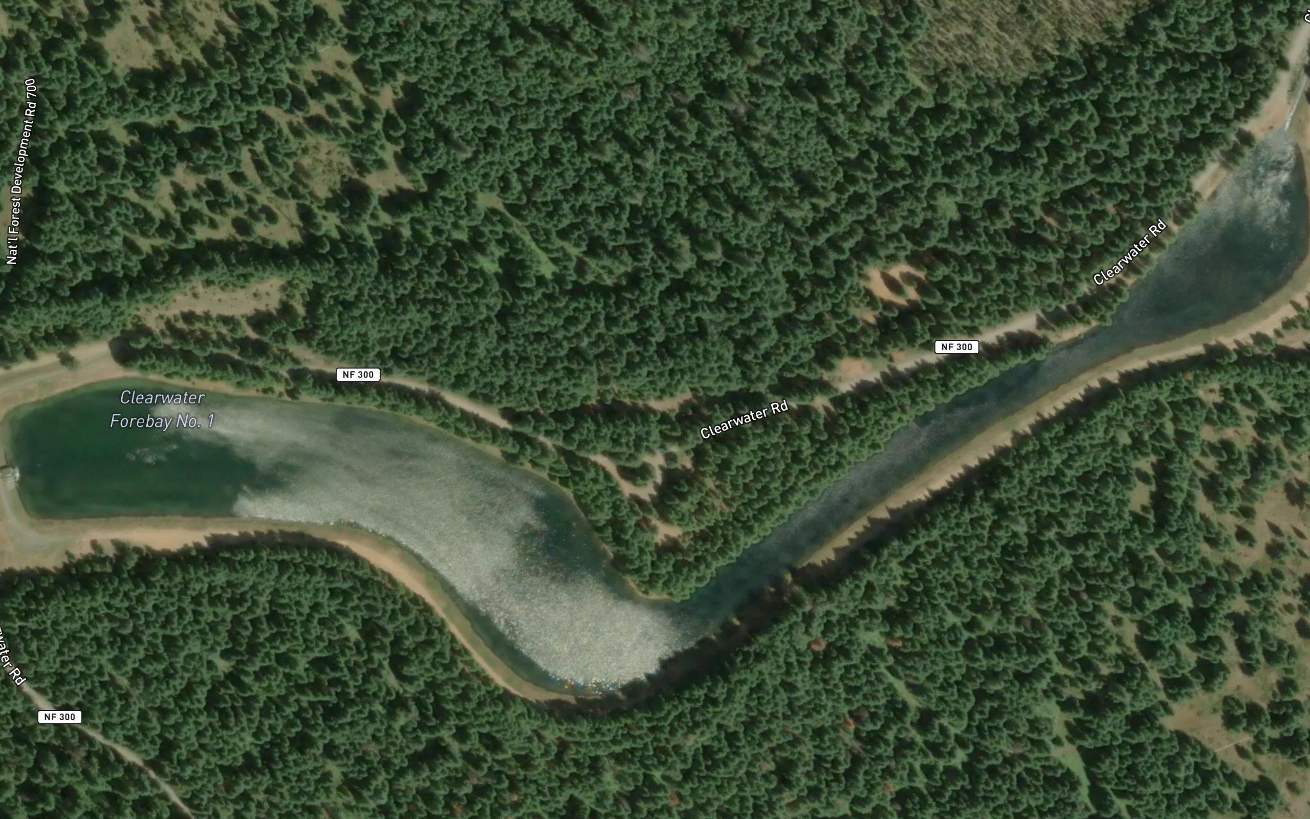 Clearwater Number One Forebay