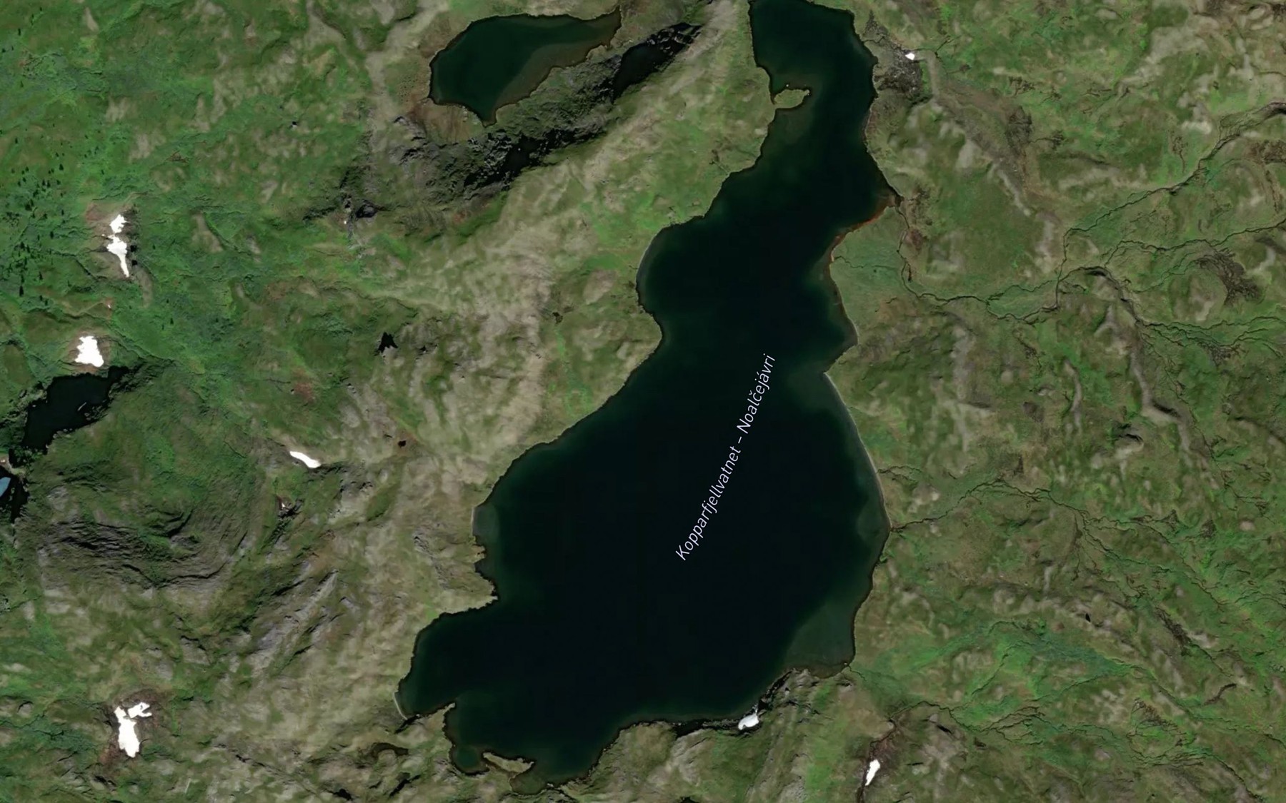 Satellite map of the Noalcejavri