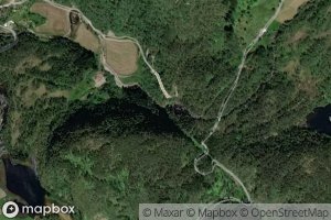 Satellite map of the Oyrafossen