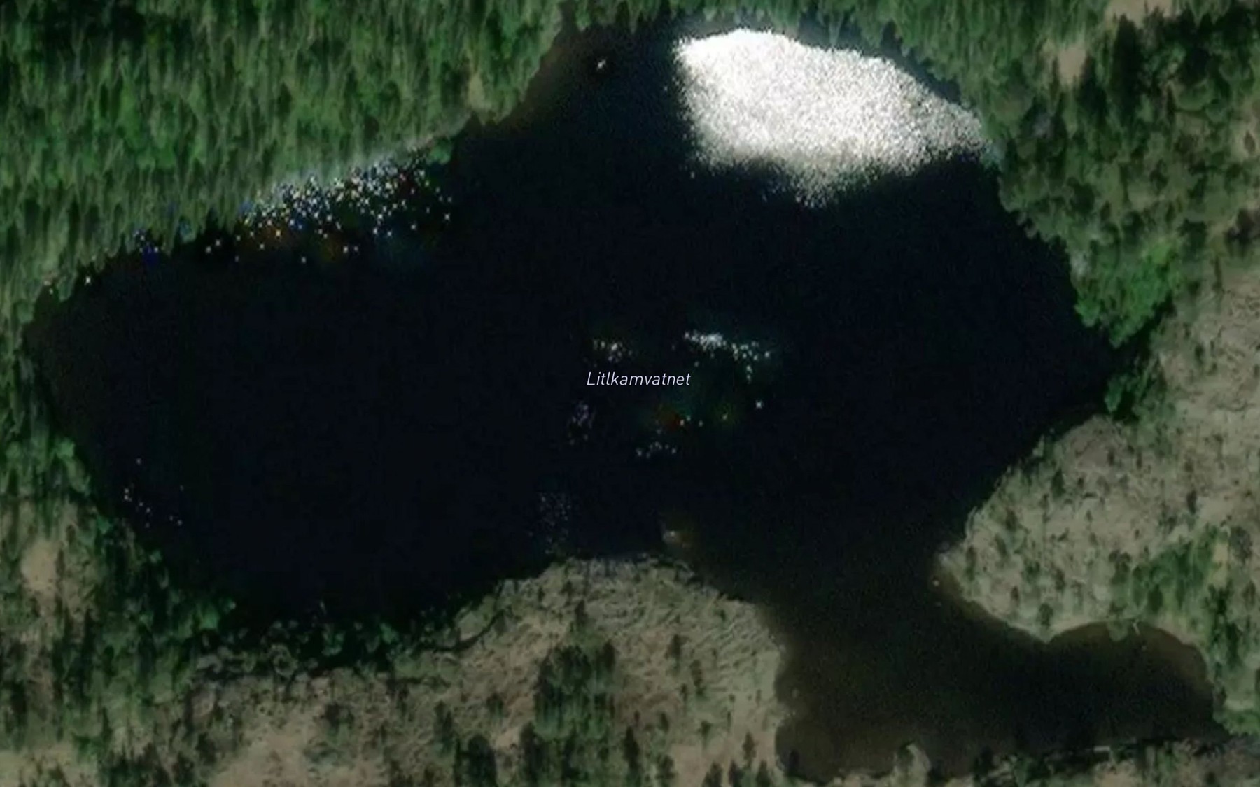 Satellite map of the Litl-Kamvatnet