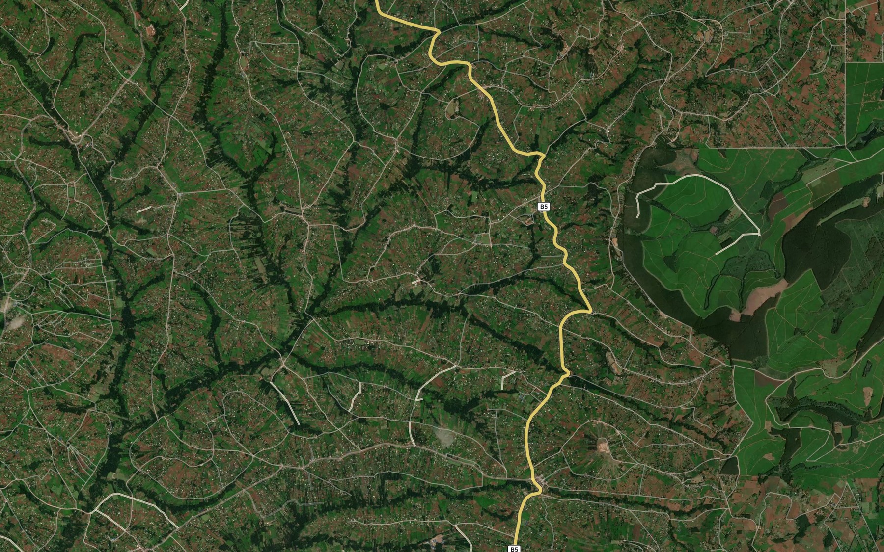 Satellite map of the Motogara