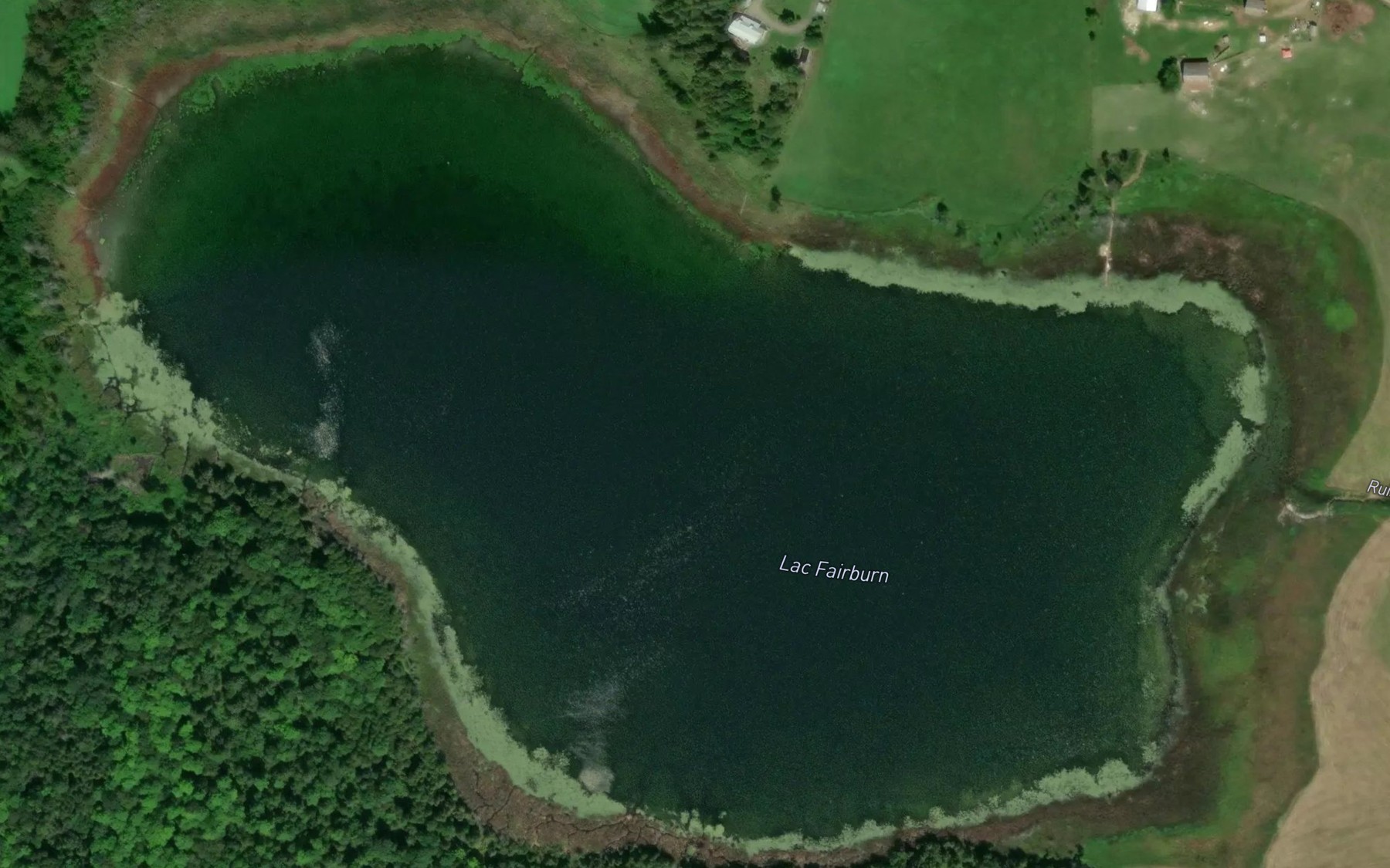 Satellite map of the Lac Fairburn