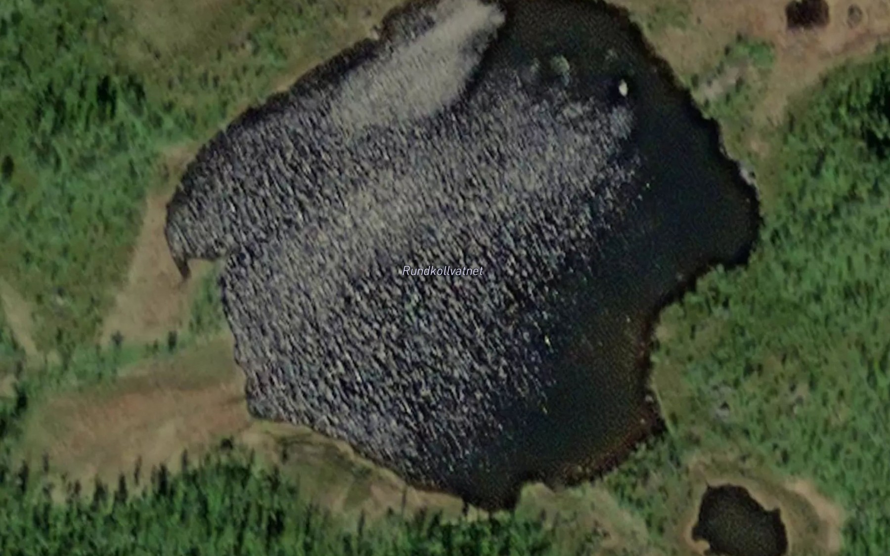 Satellite map of the Rundkollvatnet