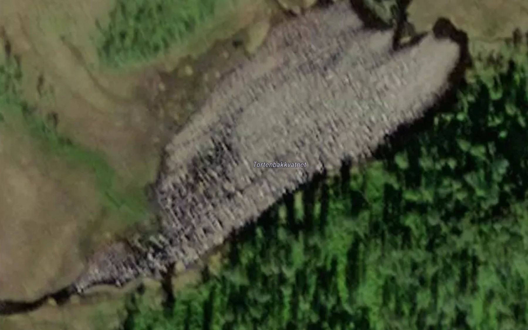 Satellite map of the Tortenbakkvatnet