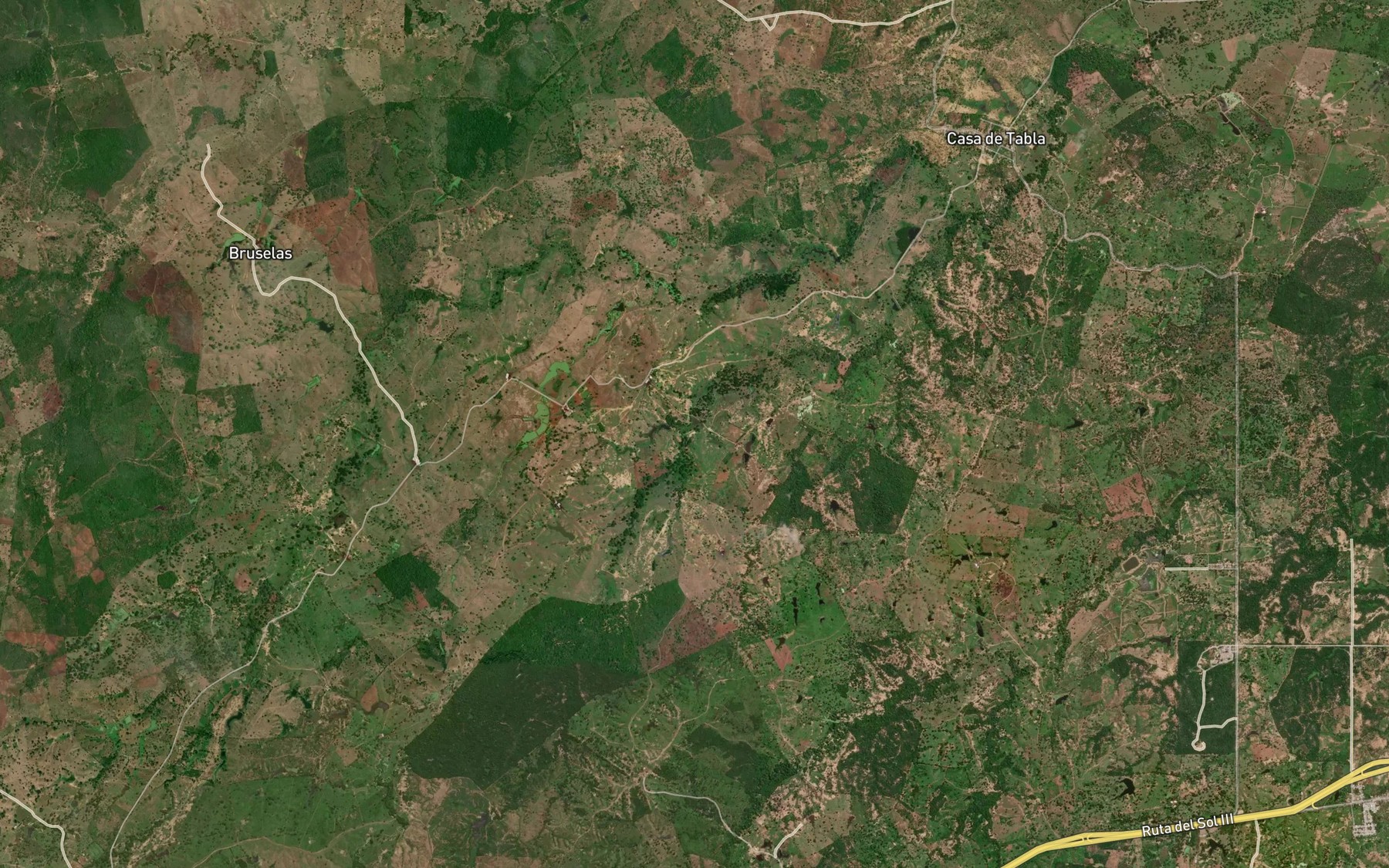 Satellite map of the Arroyo Celian