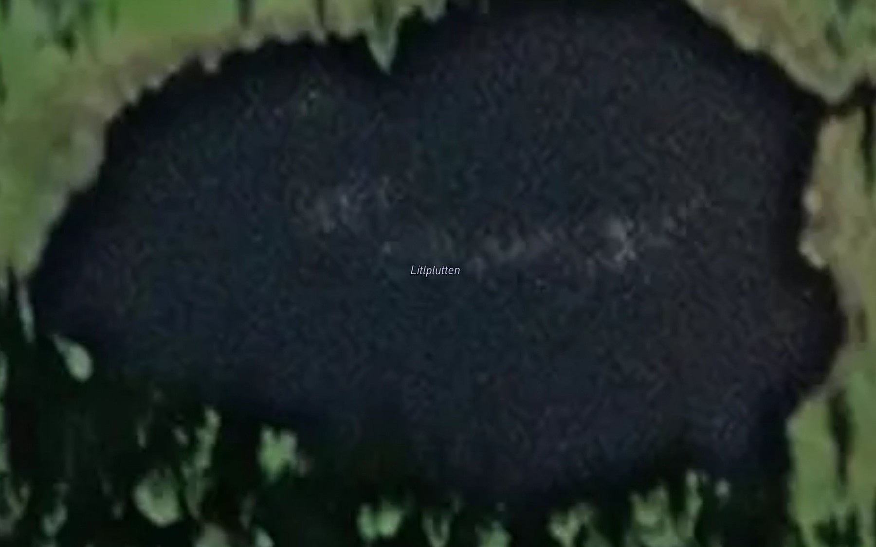 Satellite map of the Litlplutten