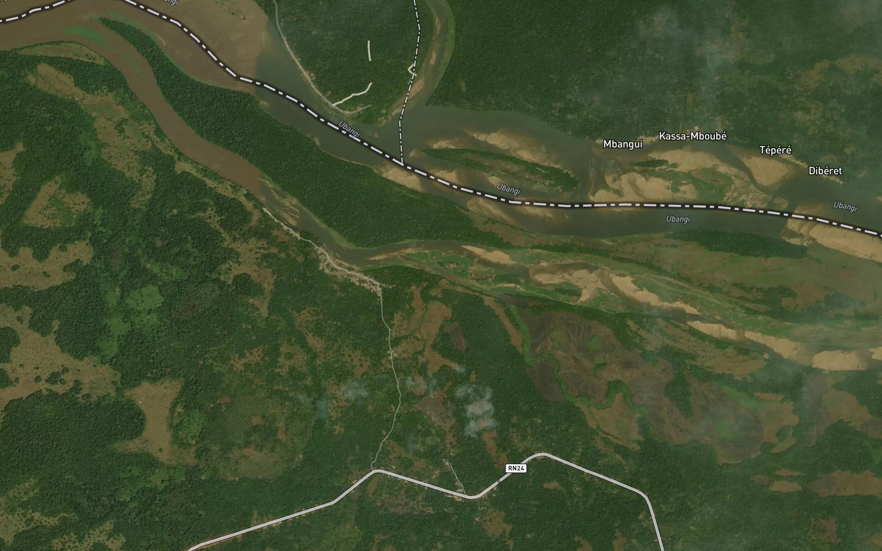 Satellite map of the Longo