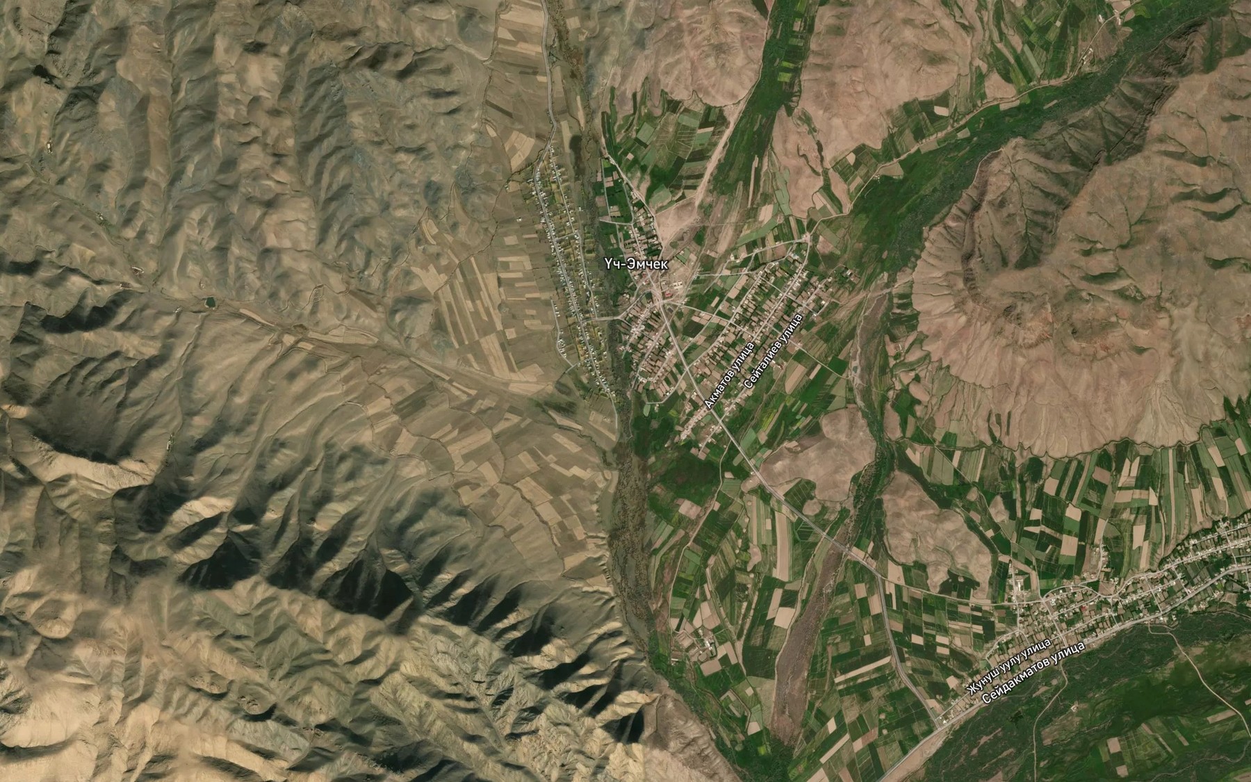 Satellite map of the Kugandy