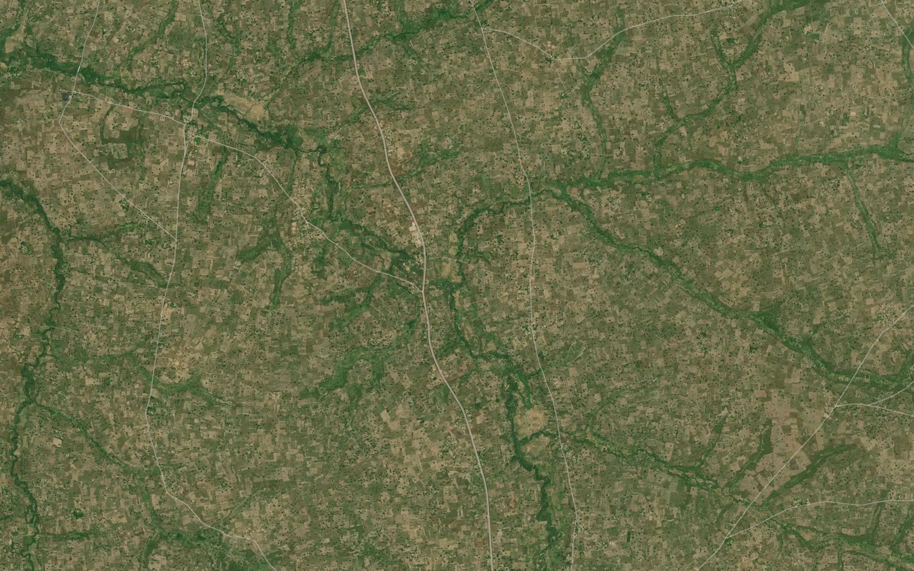 Satellite map of the Kimba River
