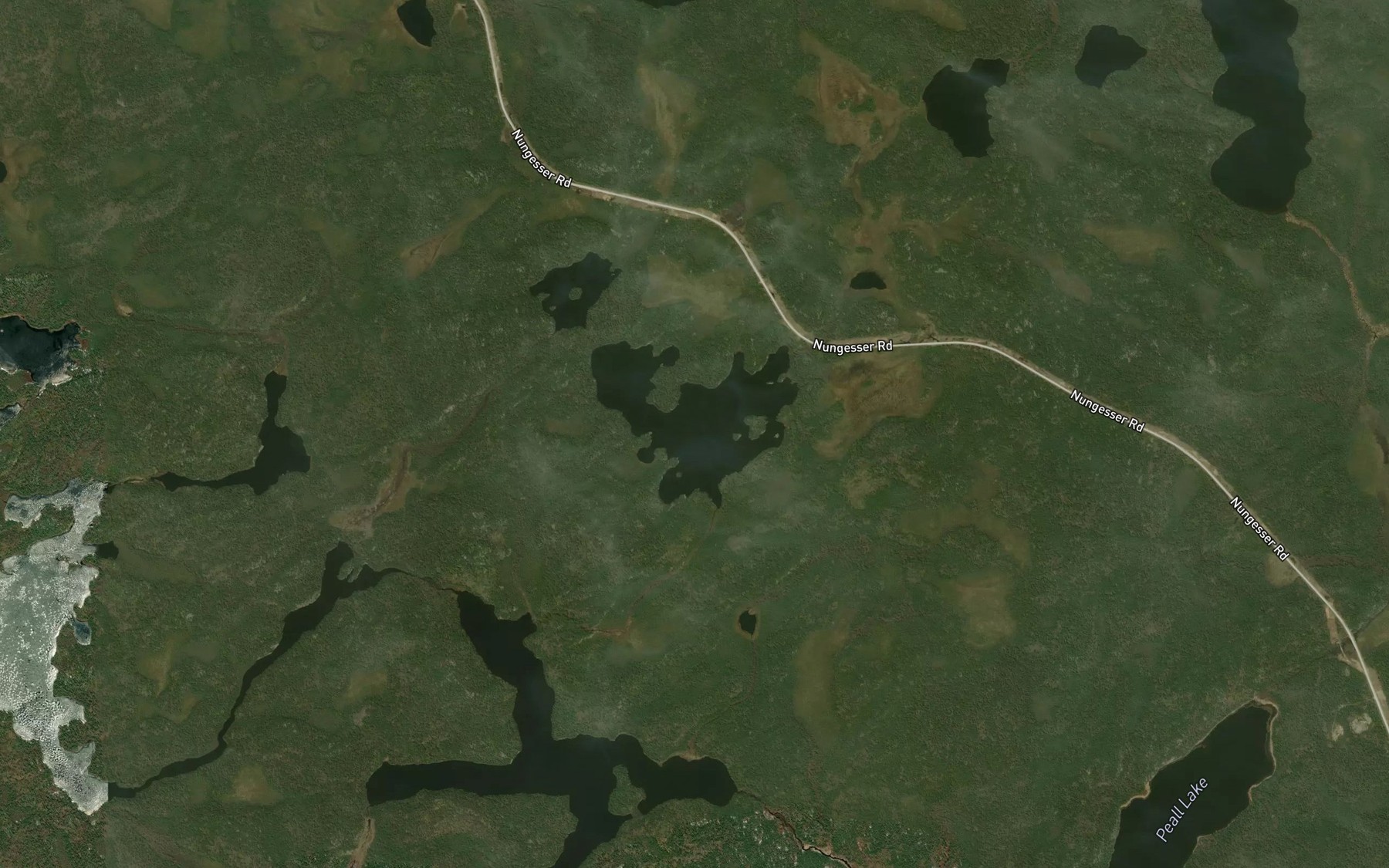 Satellite map of the Naylor Lake