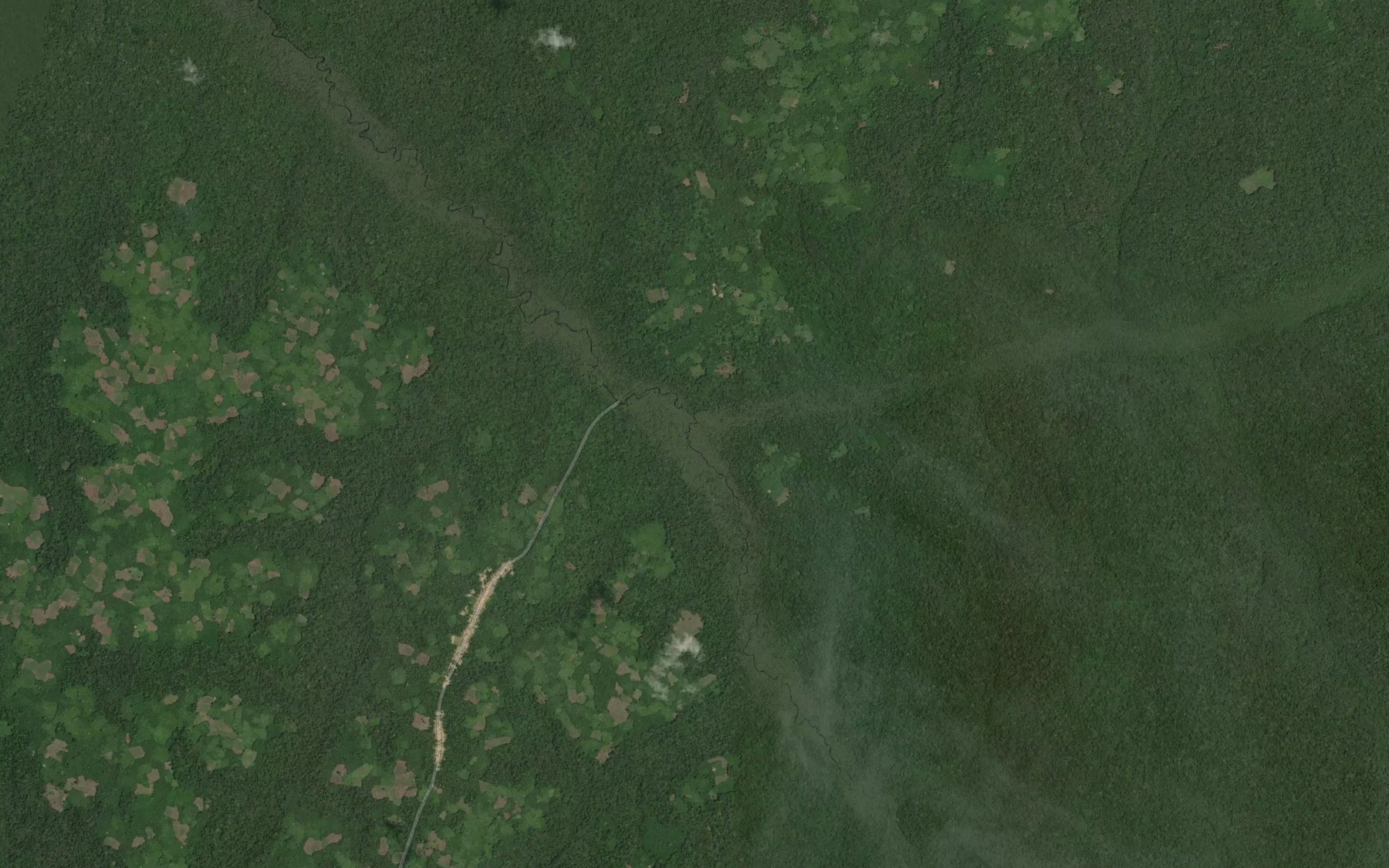 Satellite map of the Linaka
