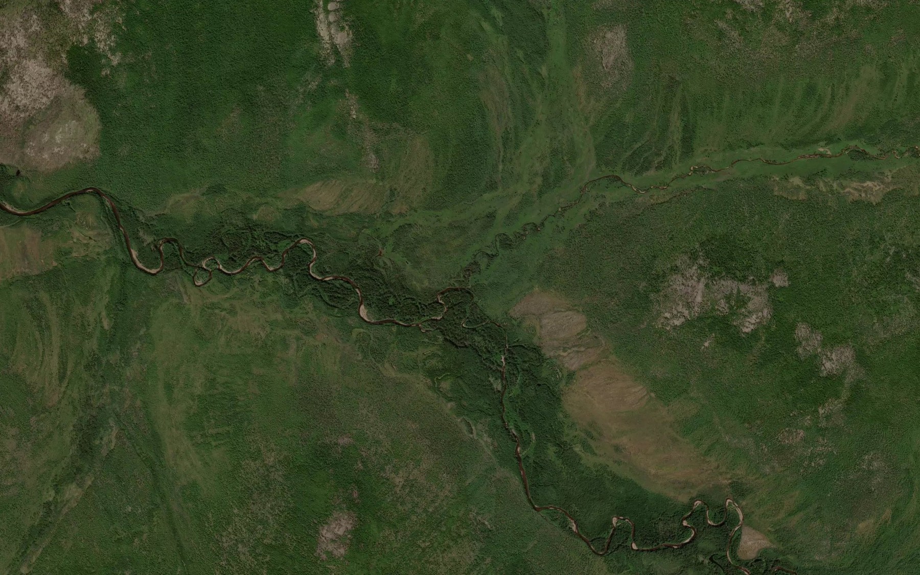 Satellite map of the Chalka