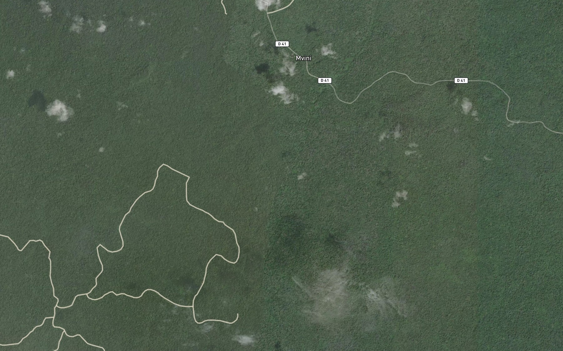 Satellite map of the Mebe