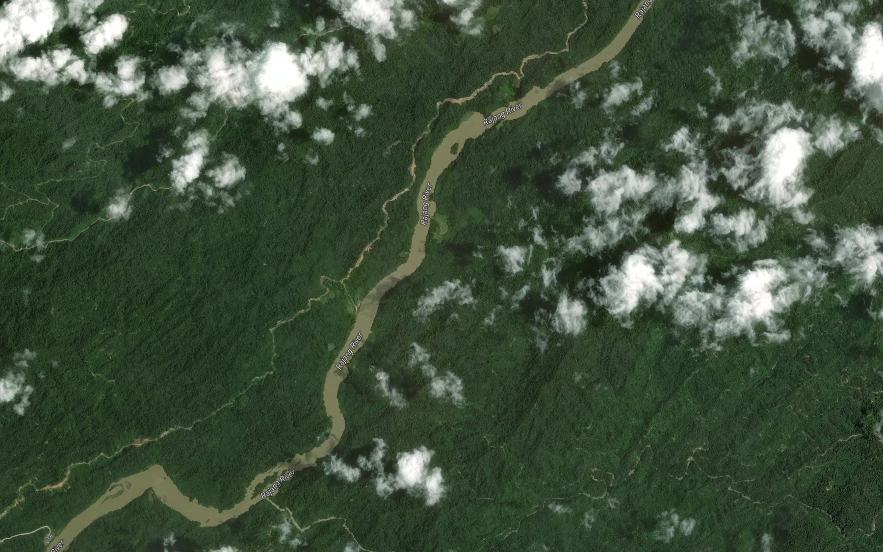 Satellite map of the Sungai Gaug