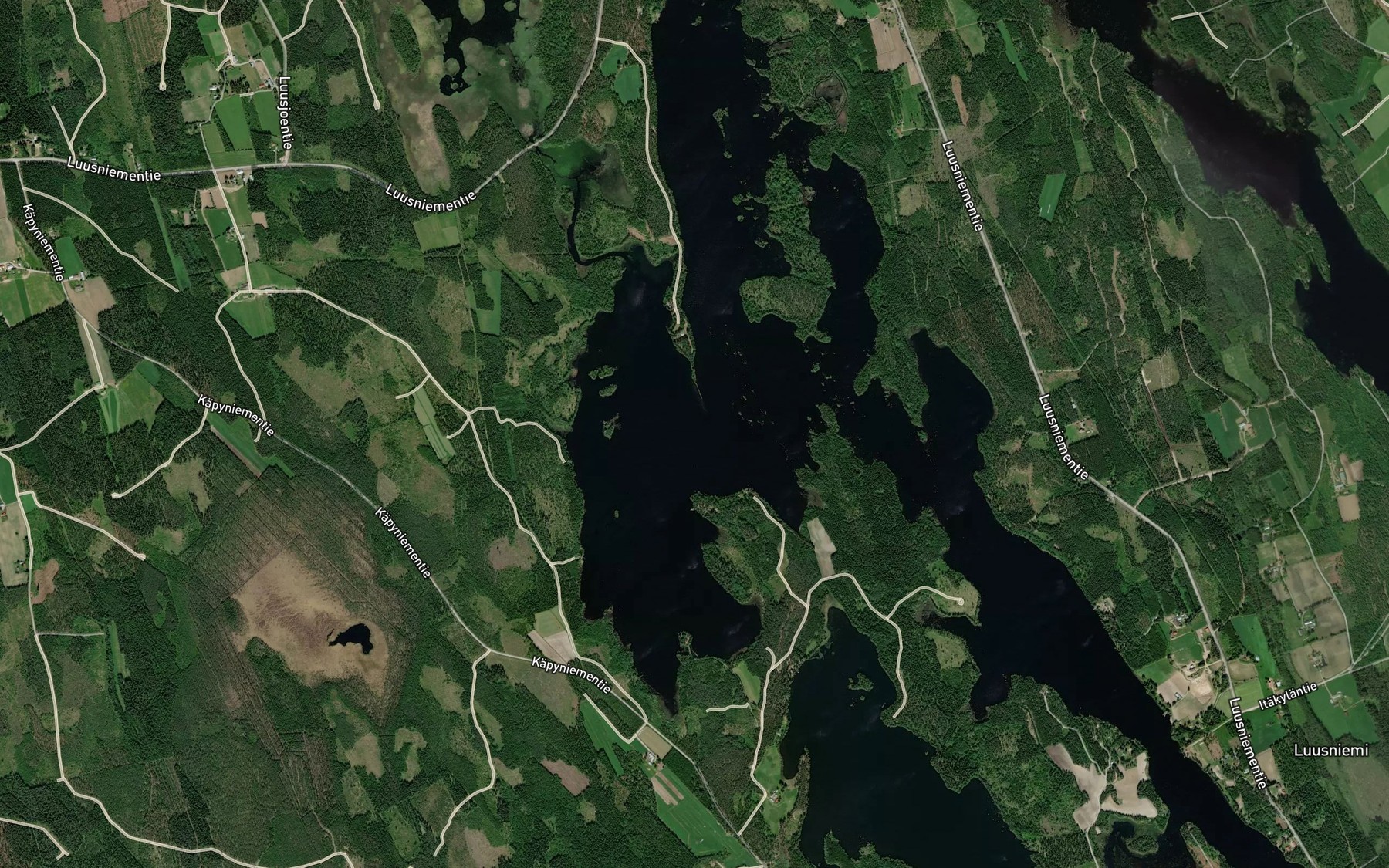 Satellite map of the Niittuleva