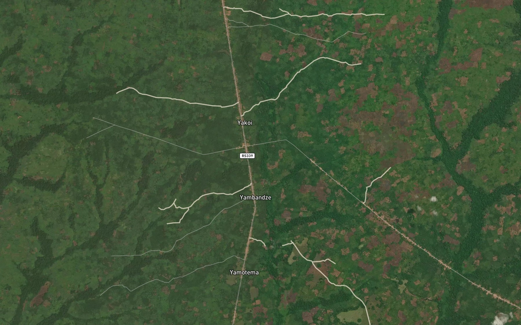 Satellite map of the Ike