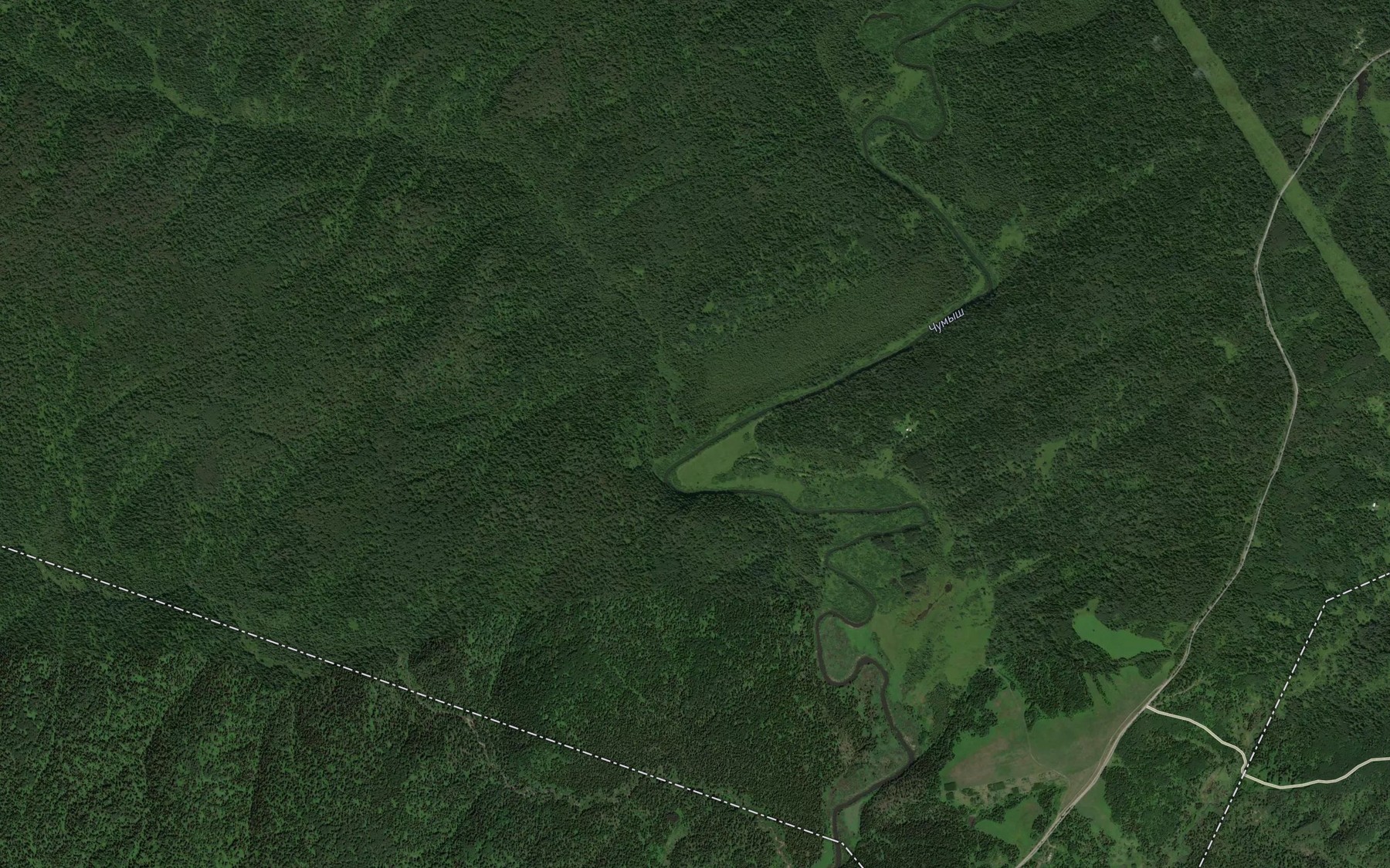 Satellite map of the Mostovaya